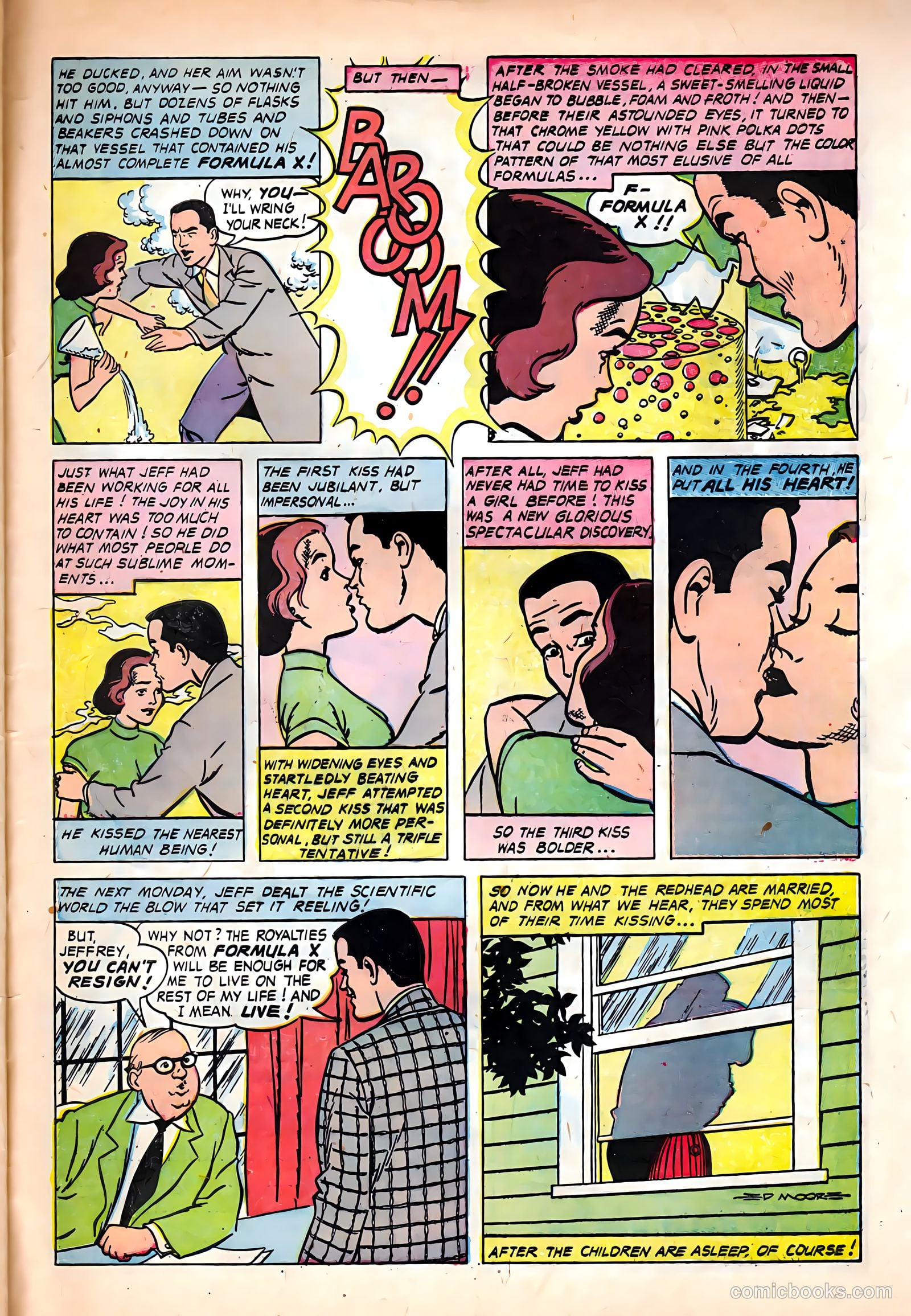 Dr. Anthony King, Hollywood Love Doctor #4 (1954) — page 33 of 36