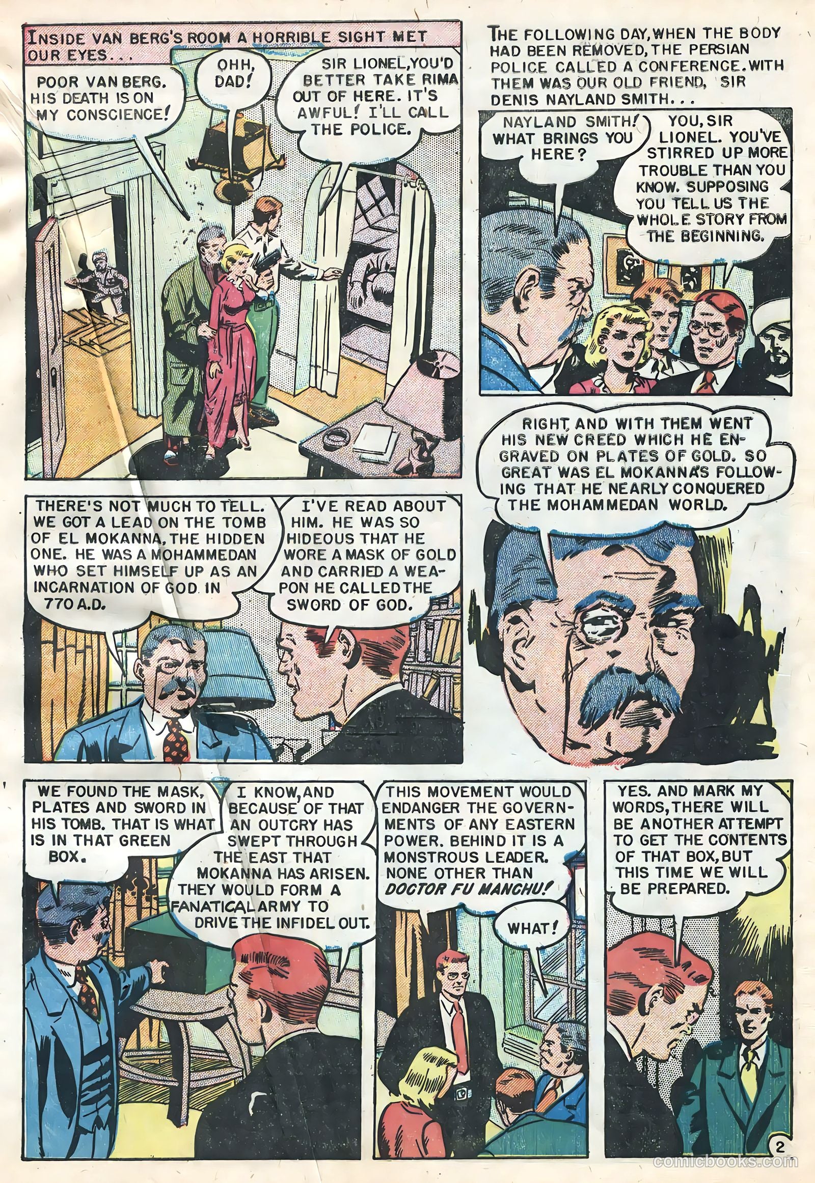 Dr. Fu Manchu #1 (1958) — page 4 of 36