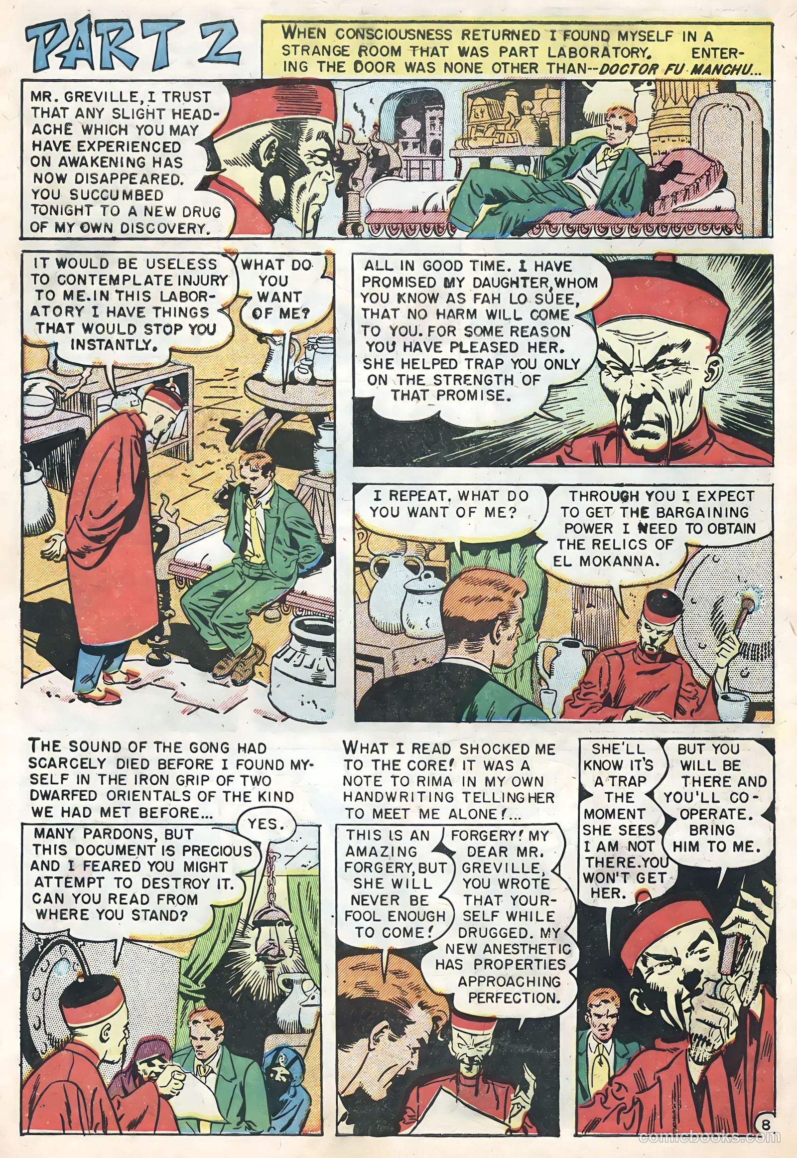 Dr. Fu Manchu #1 (1958) — page 10 of 36