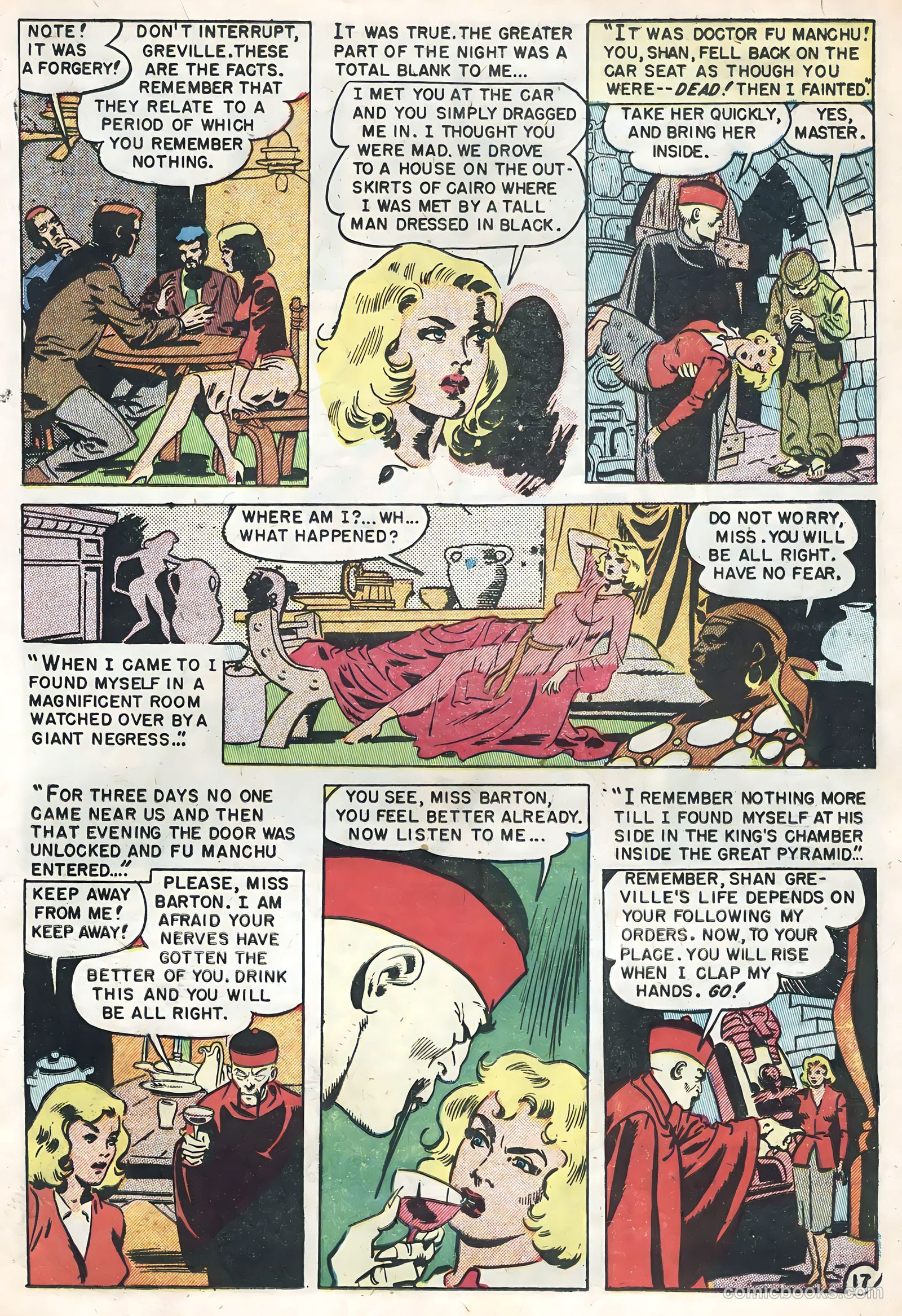 Dr. Fu Manchu #1 (1958) — page 19 of 36