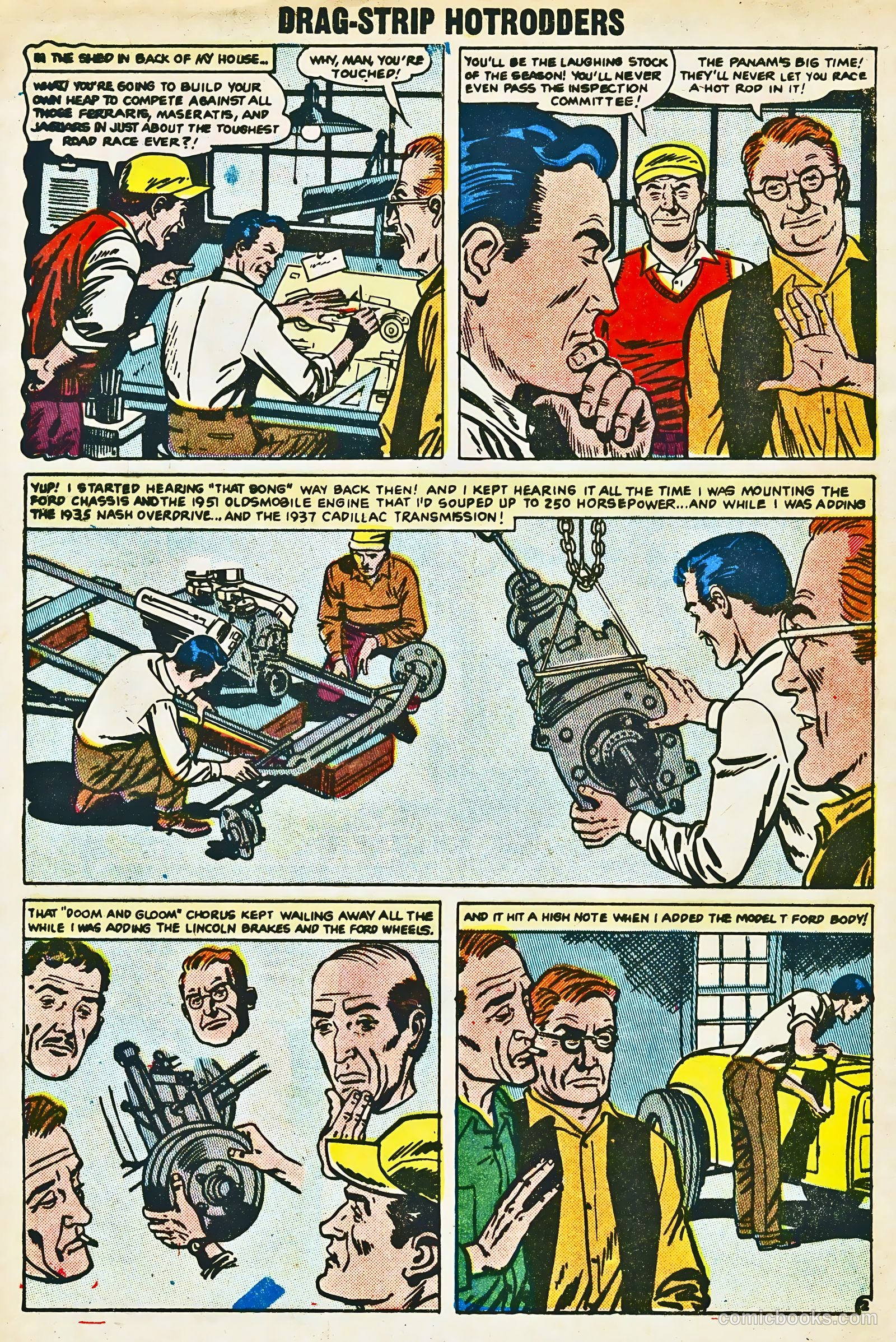 Dragstrip Hotrodders [Drag-Strip Hotrodders] #1 (1963) — page 4 of 37