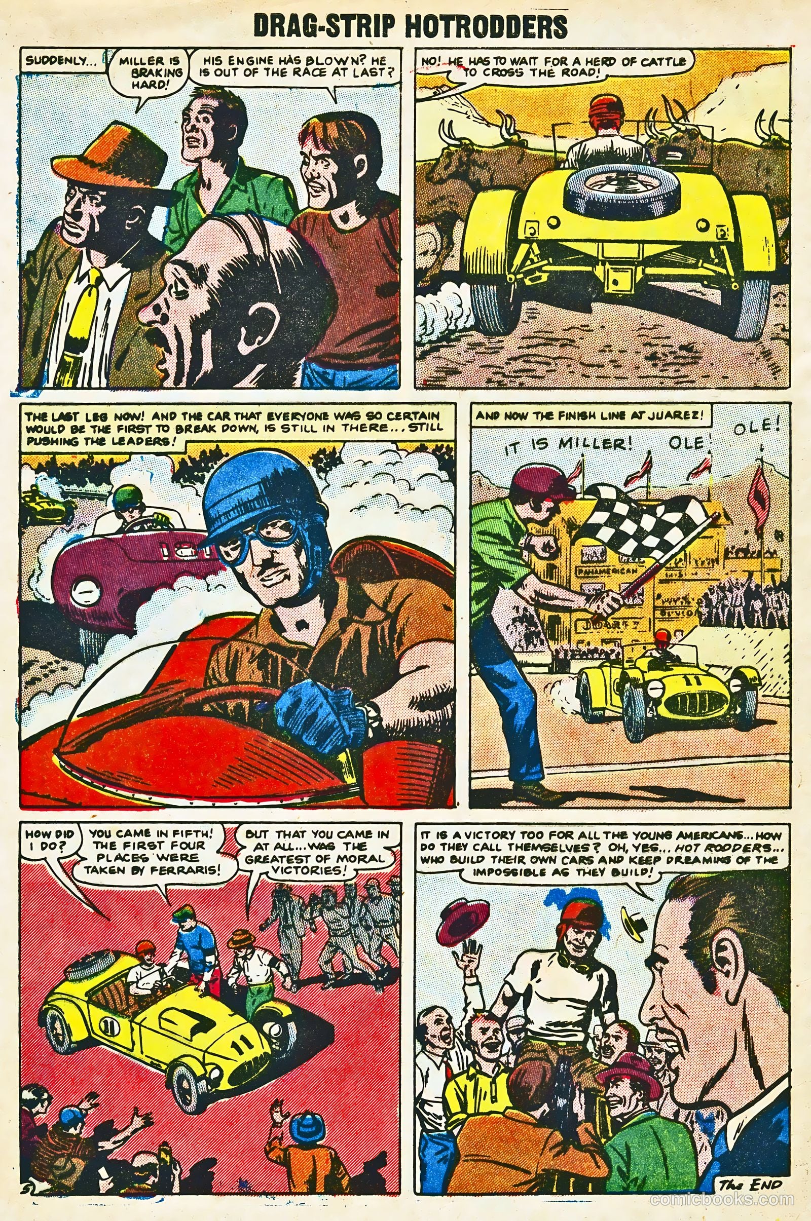 Dragstrip Hotrodders [Drag-Strip Hotrodders] #1 (1963) — page 8 of 37