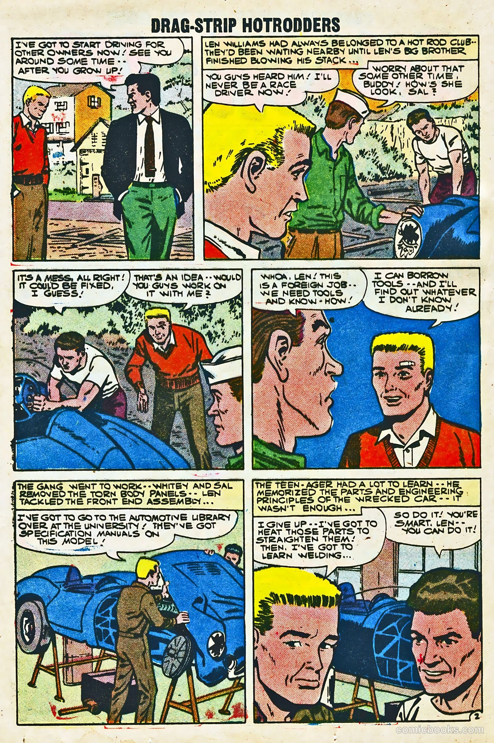 Dragstrip Hotrodders [Drag-Strip Hotrodders] #1 (1963) — page 24 of 37