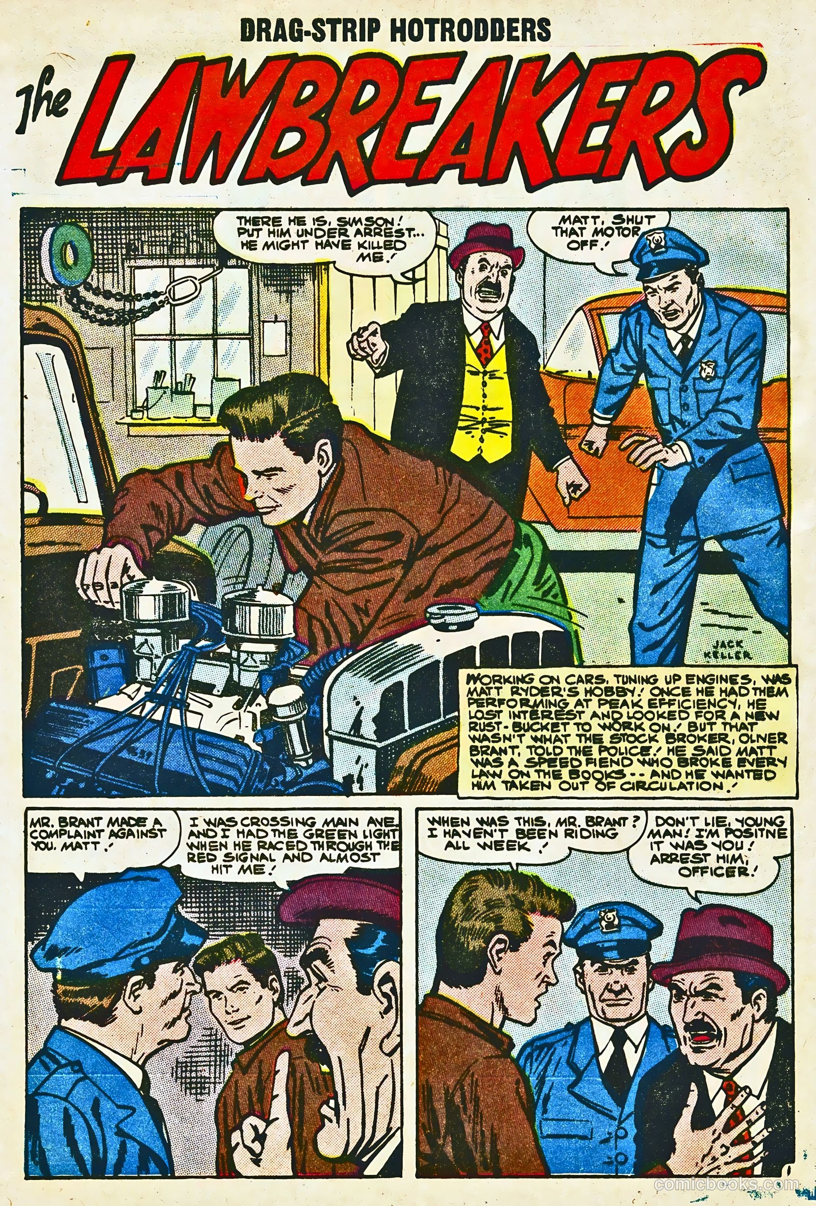 Dragstrip Hotrodders [Drag-Strip Hotrodders] #1 (1963) — page 28 of 37