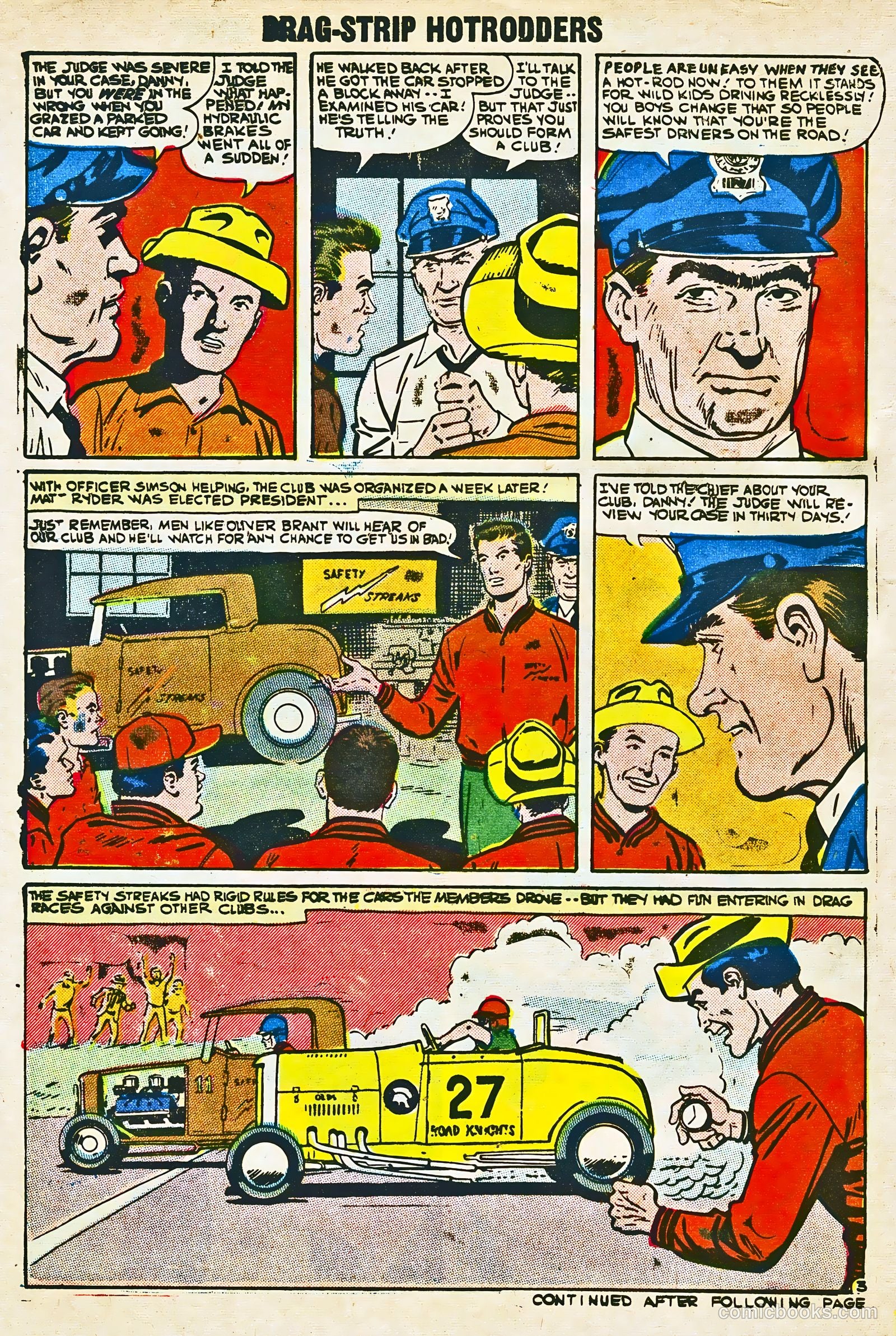 Dragstrip Hotrodders [Drag-Strip Hotrodders] #1 (1963) — page 30 of 37