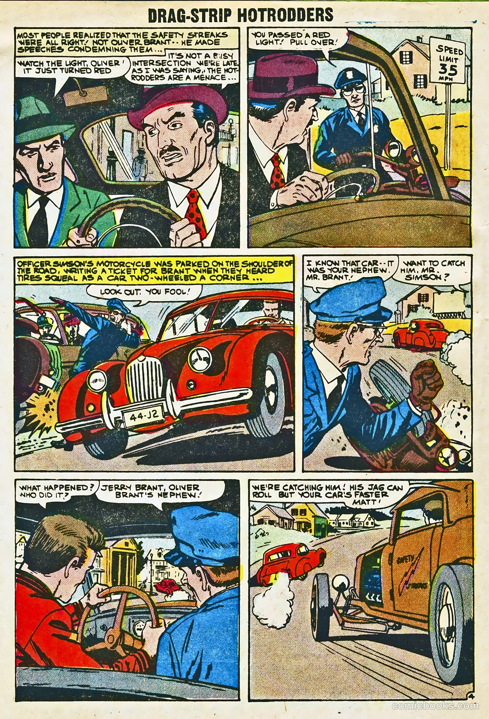 Dragstrip Hotrodders [Drag-Strip Hotrodders] #1 (1963) — page 32 of 37