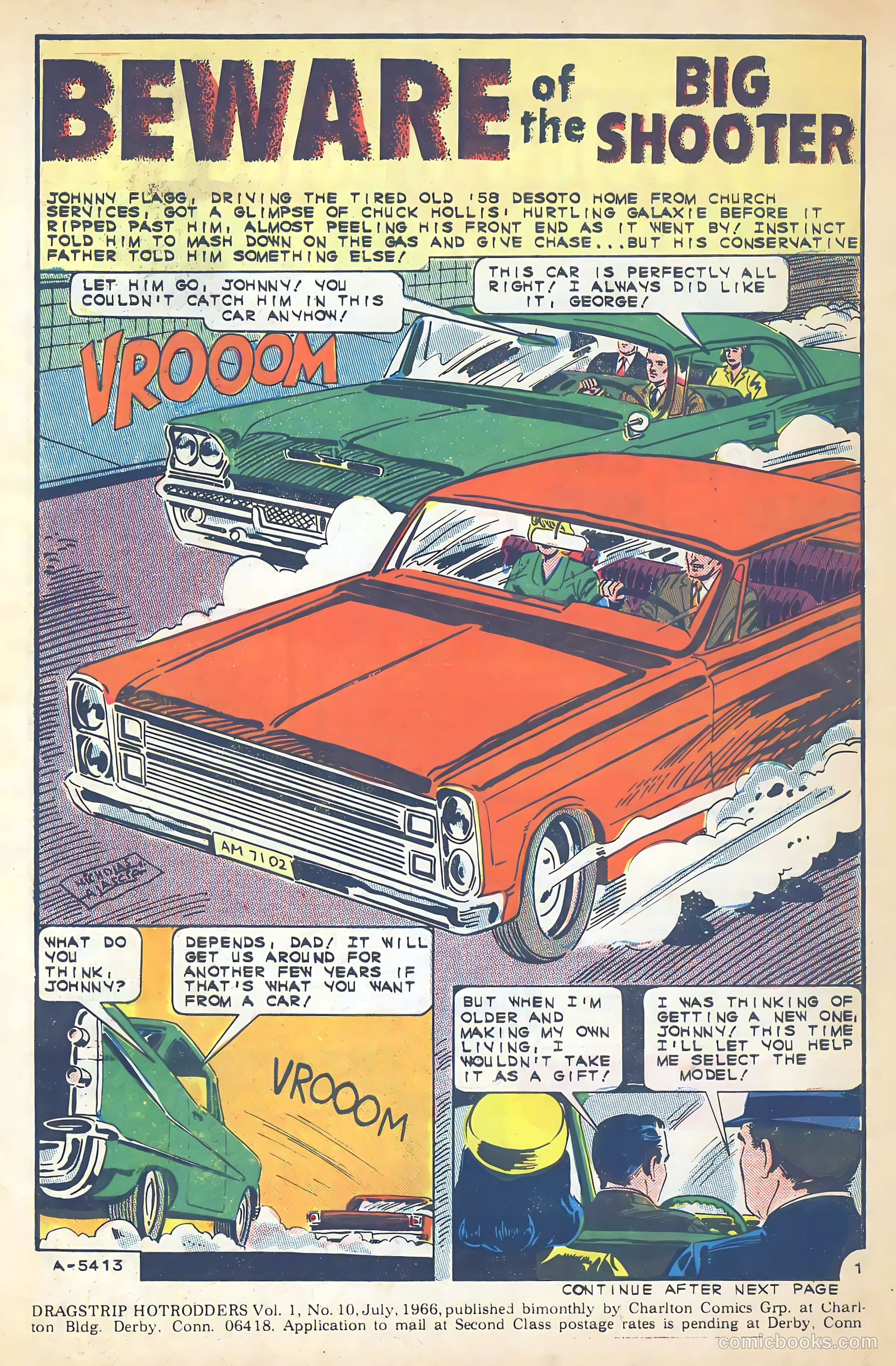 Dragstrip Hotrodders [Drag-Strip Hotrodders] #10 (1966) — page 3 of 36