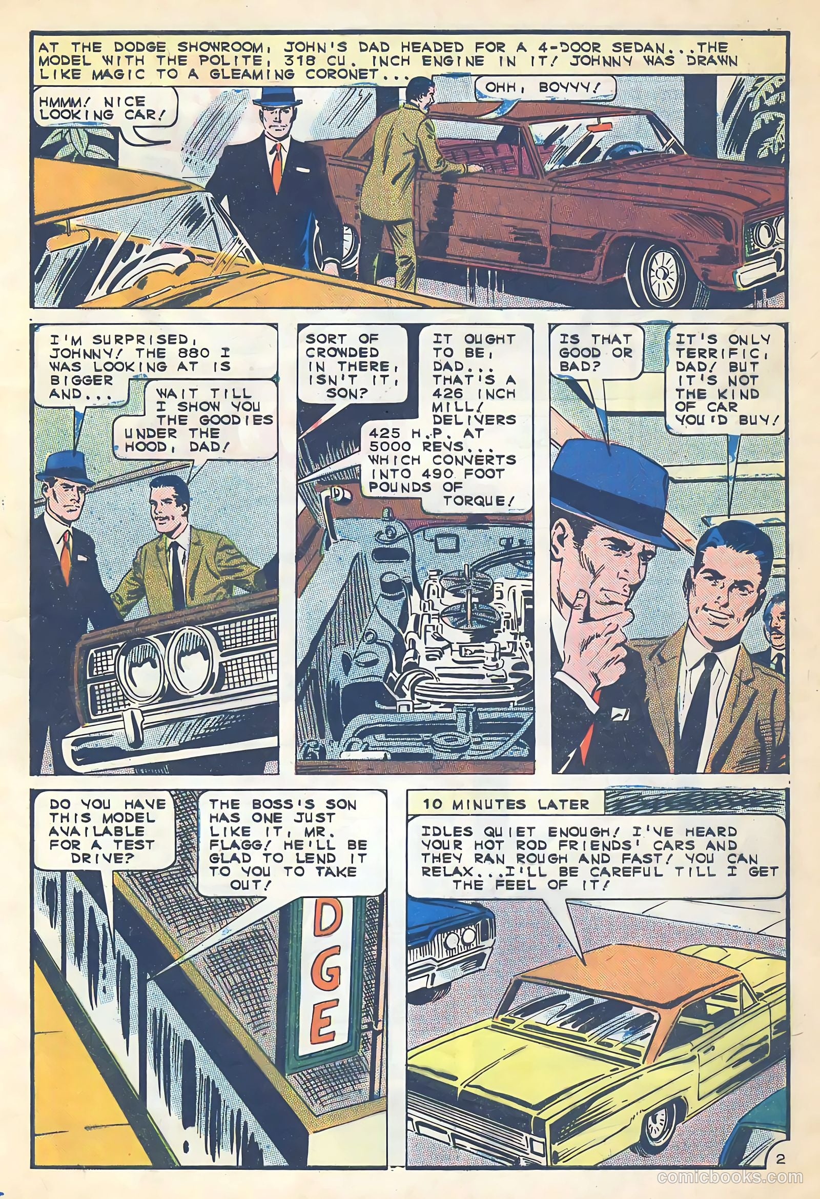 Dragstrip Hotrodders [Drag-Strip Hotrodders] #10 (1966) — page 5 of 36