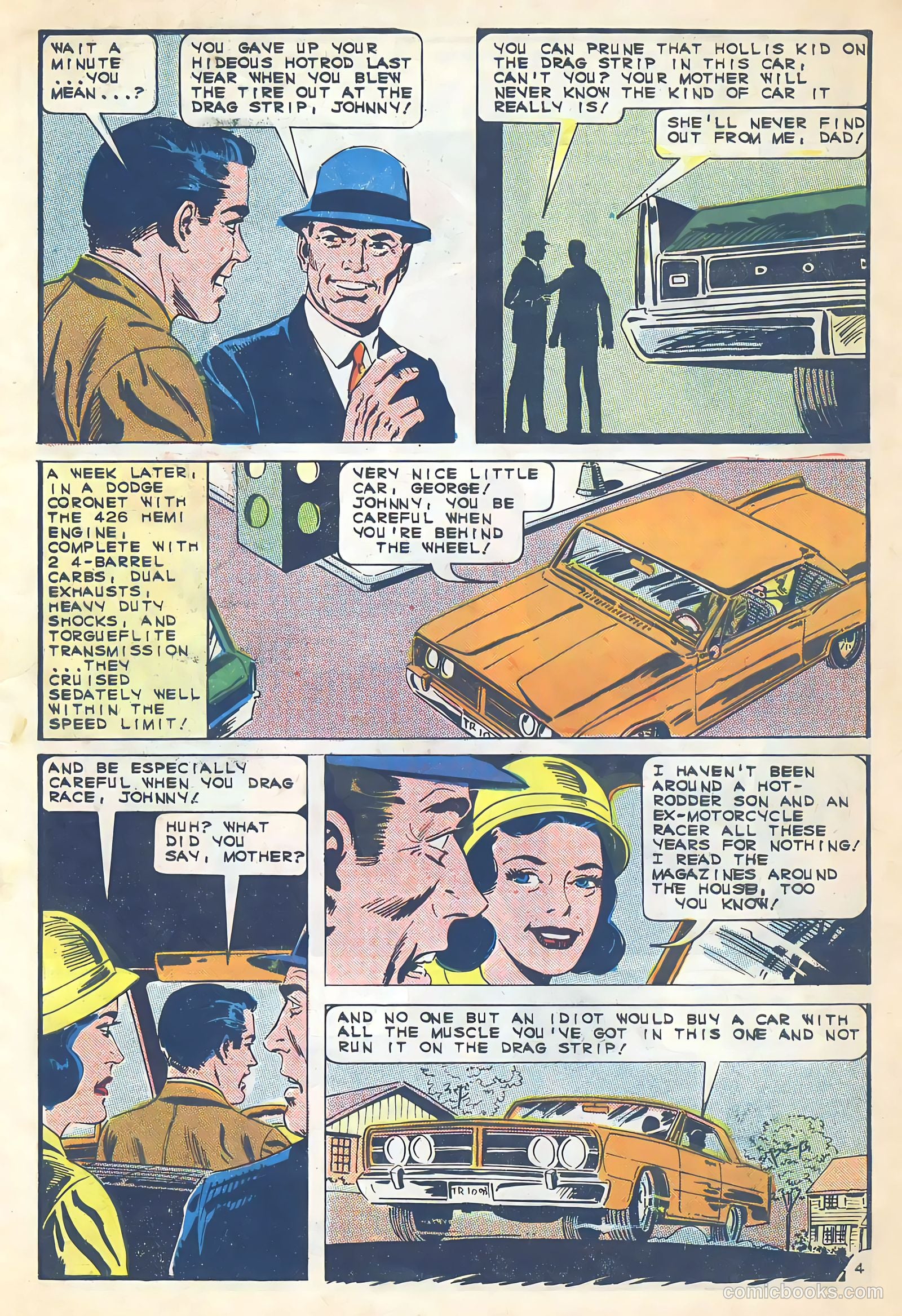 Dragstrip Hotrodders [Drag-Strip Hotrodders] #10 (1966) — page 7 of 36