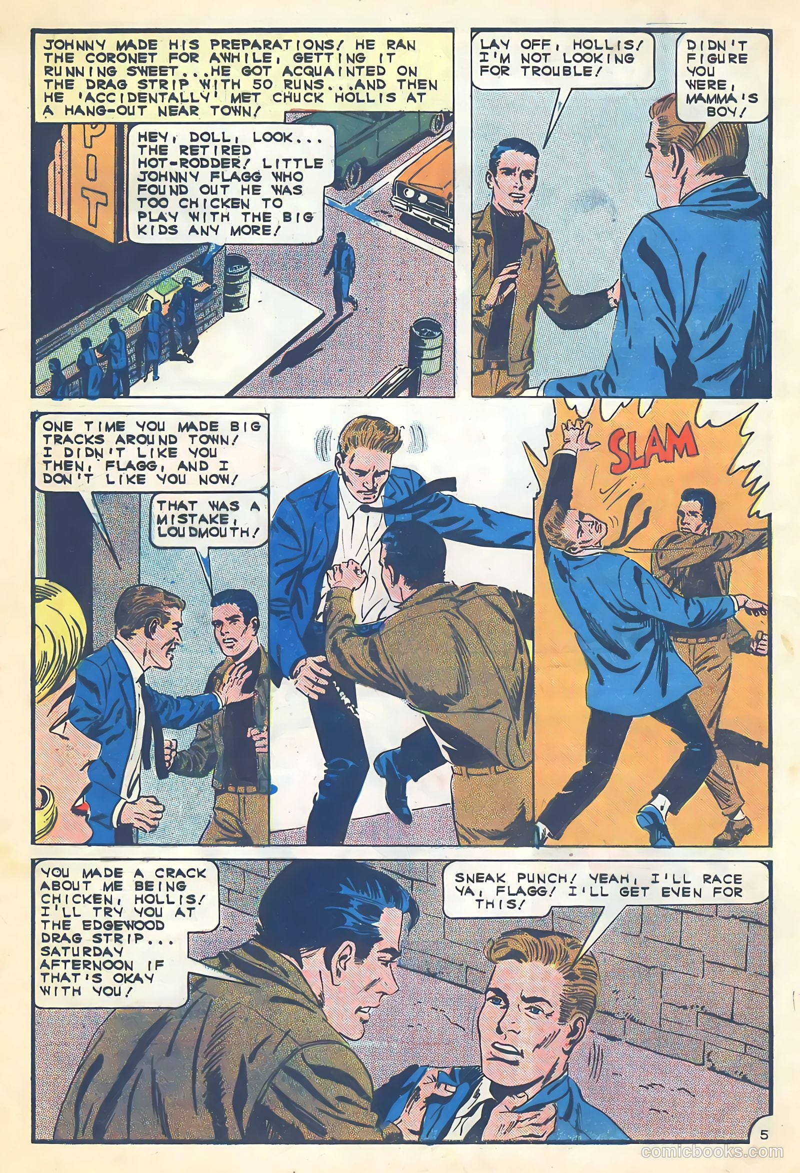 Dragstrip Hotrodders [Drag-Strip Hotrodders] #10 (1966) — page 8 of 36