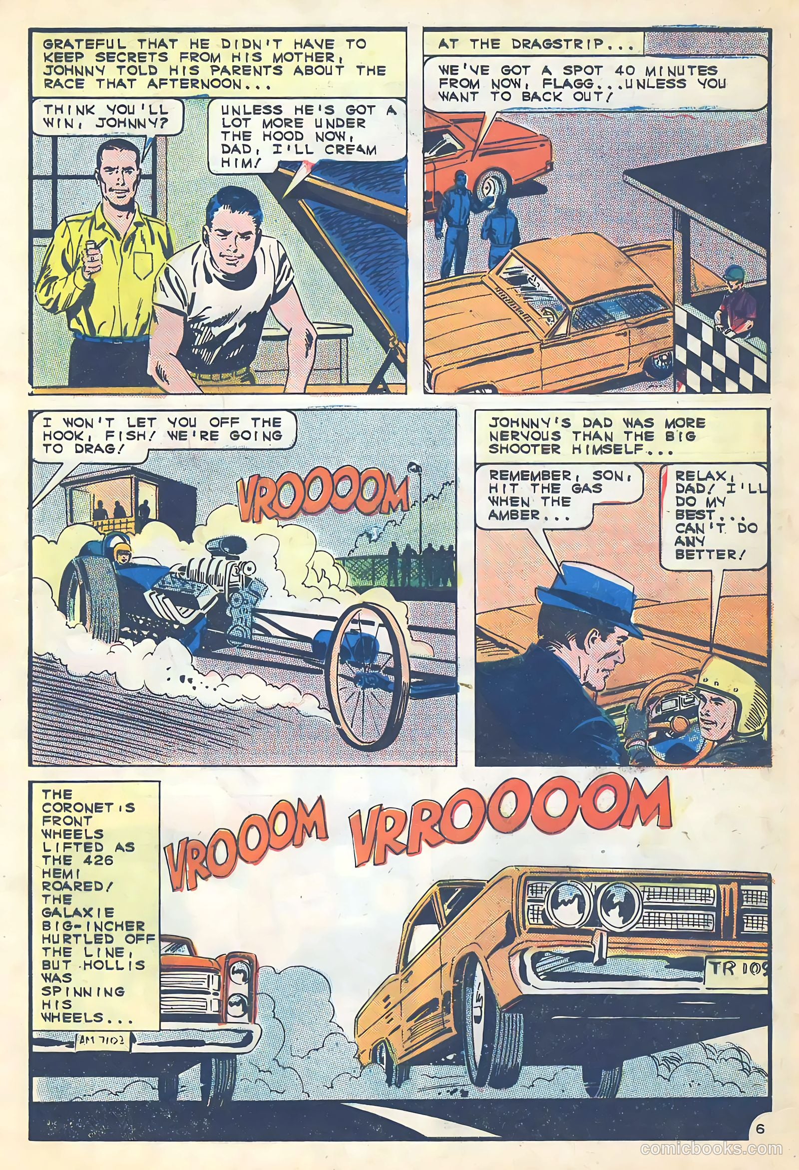 Dragstrip Hotrodders [Drag-Strip Hotrodders] #10 (1966) — page 9 of 36