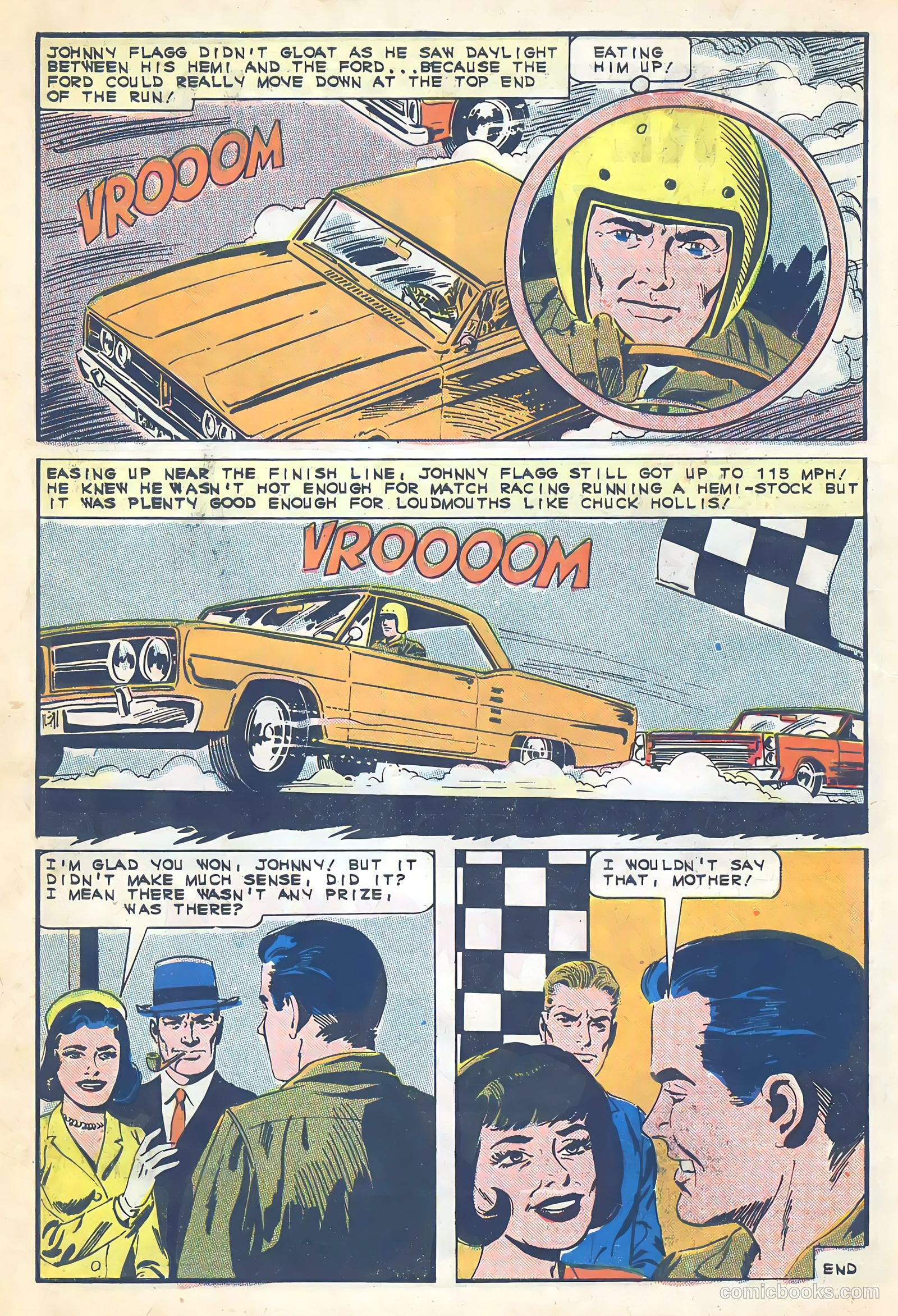 Dragstrip Hotrodders [Drag-Strip Hotrodders] #10 (1966) — page 10 of 36