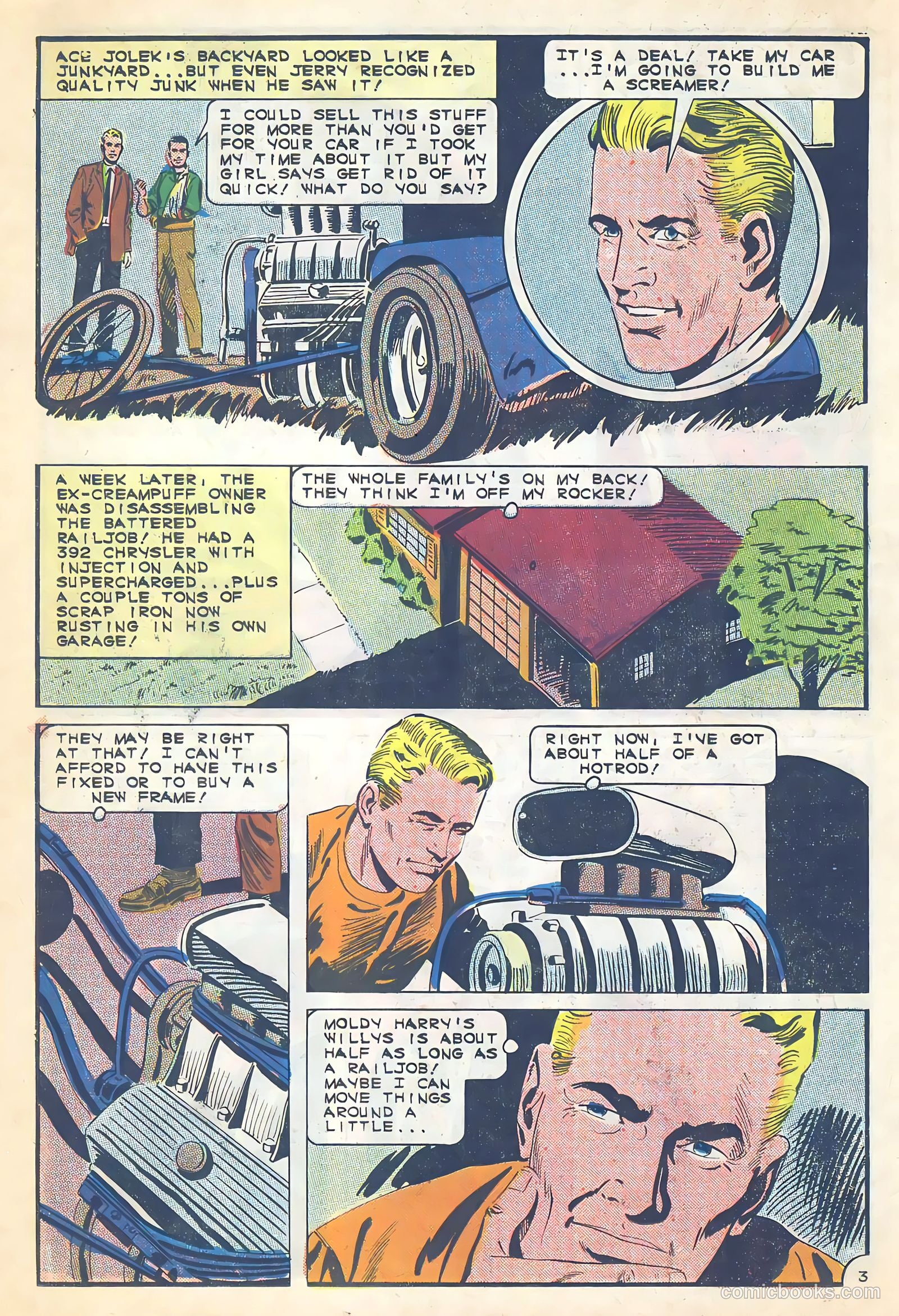 Dragstrip Hotrodders [Drag-Strip Hotrodders] #10 (1966) — page 14 of 36