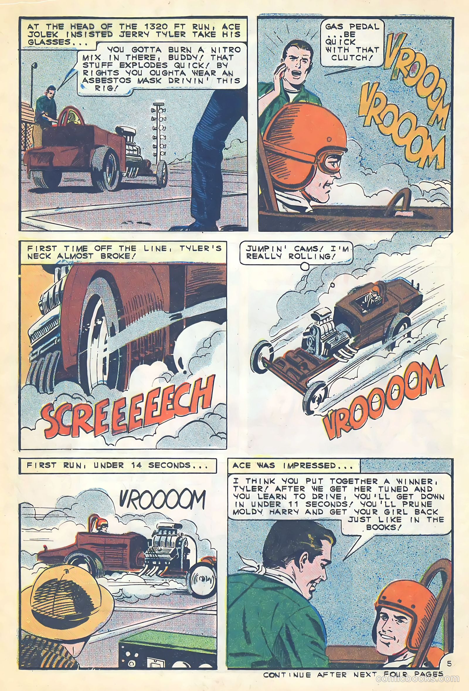 Dragstrip Hotrodders [Drag-Strip Hotrodders] #10 (1966) — page 16 of 36