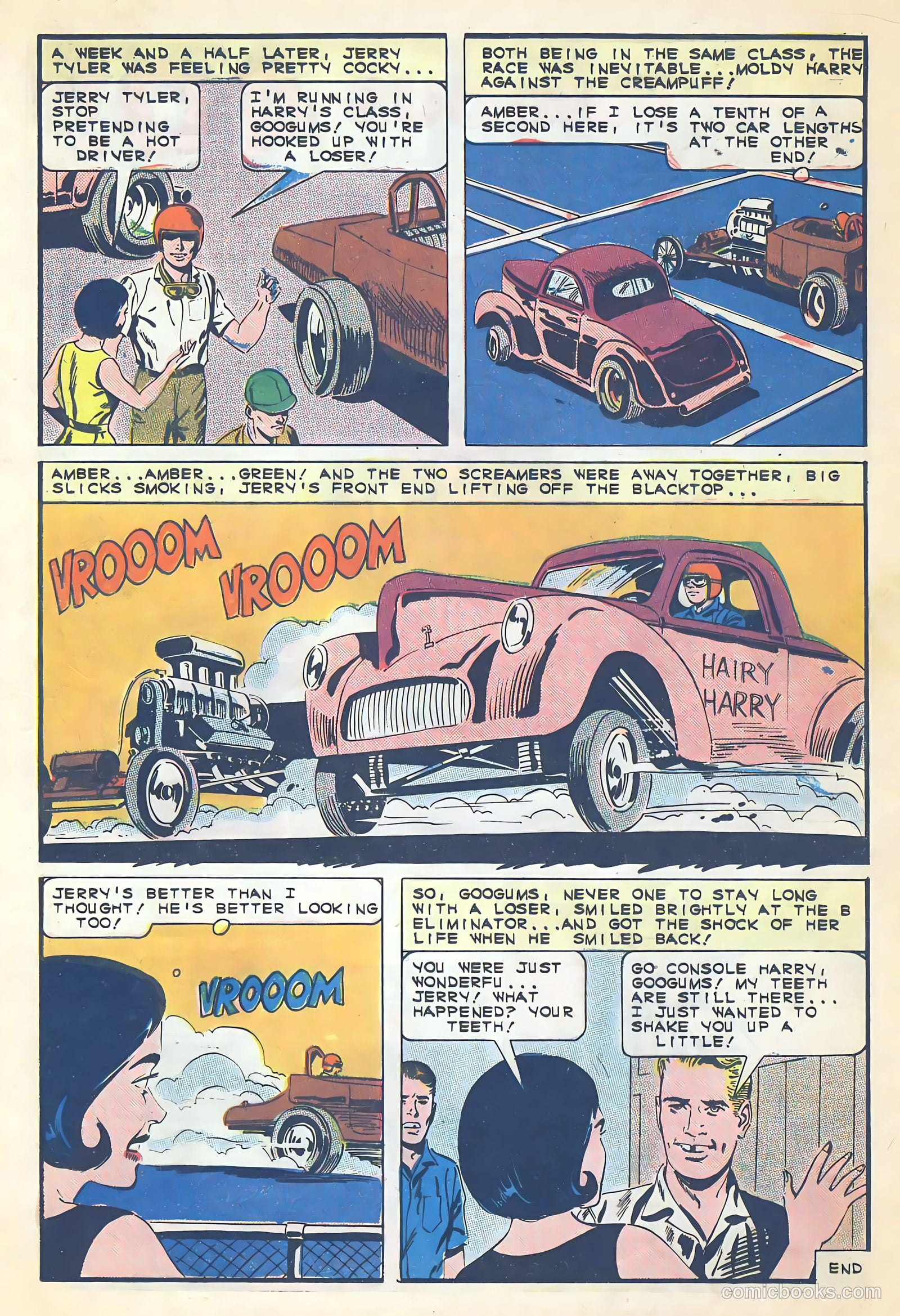 Dragstrip Hotrodders [Drag-Strip Hotrodders] #10 (1966) — page 21 of 36