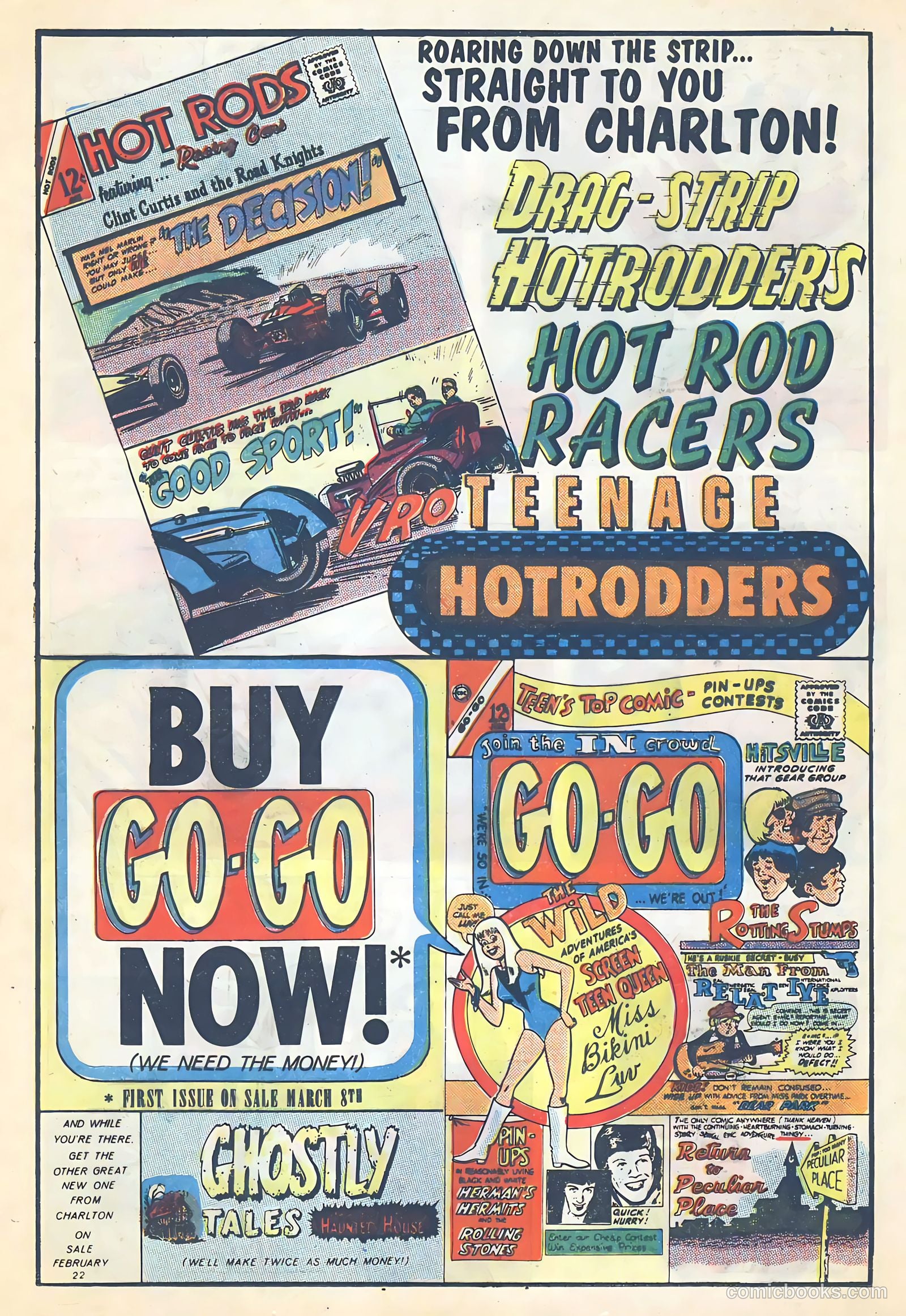 Dragstrip Hotrodders [Drag-Strip Hotrodders] #10 (1966) — page 24 of 36
