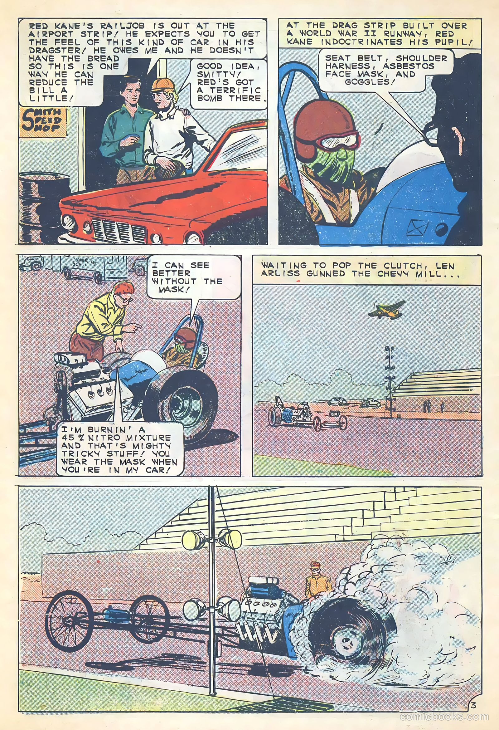 Dragstrip Hotrodders [Drag-Strip Hotrodders] #10 (1966) — page 30 of 36