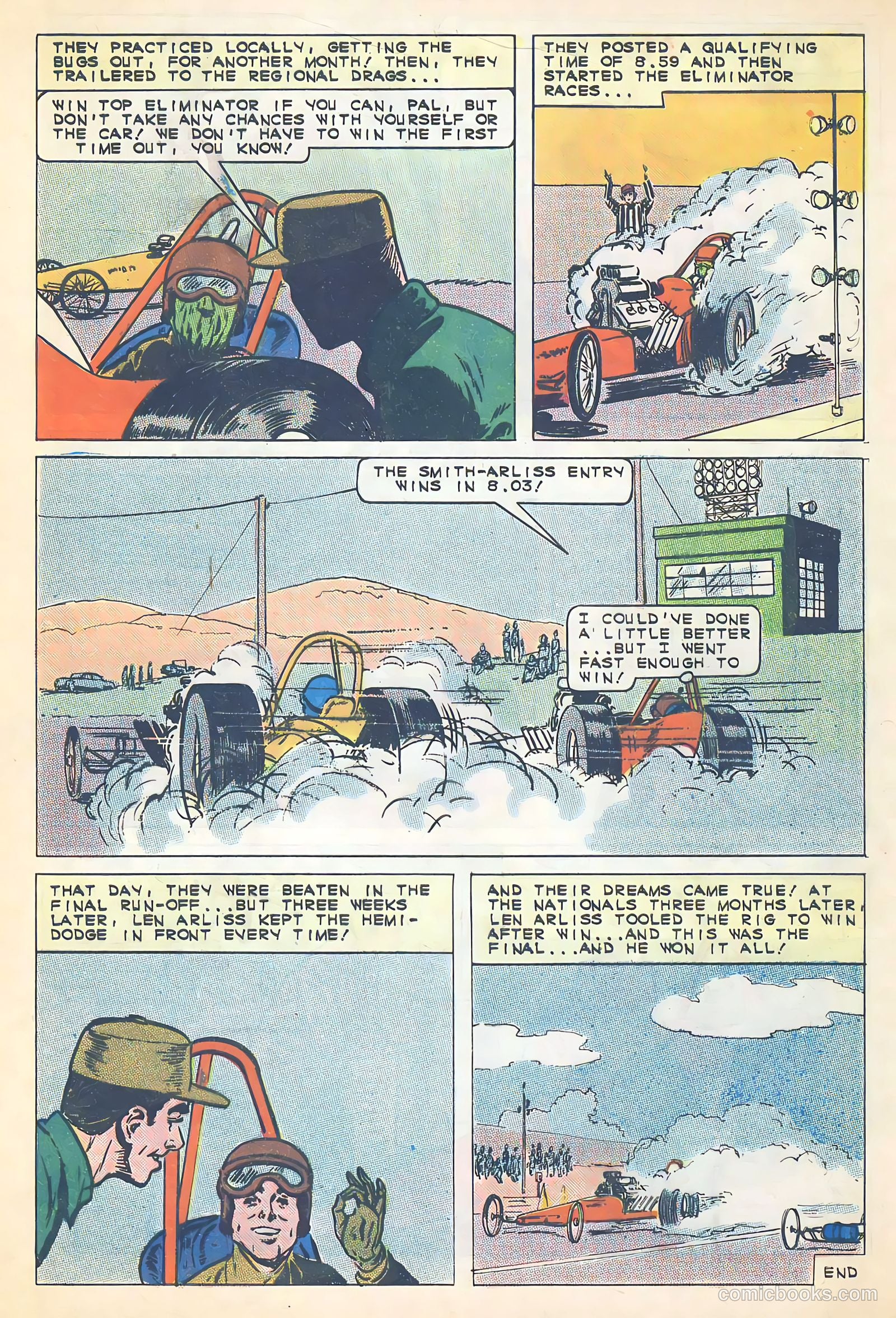 Dragstrip Hotrodders [Drag-Strip Hotrodders] #10 (1966) — page 32 of 36