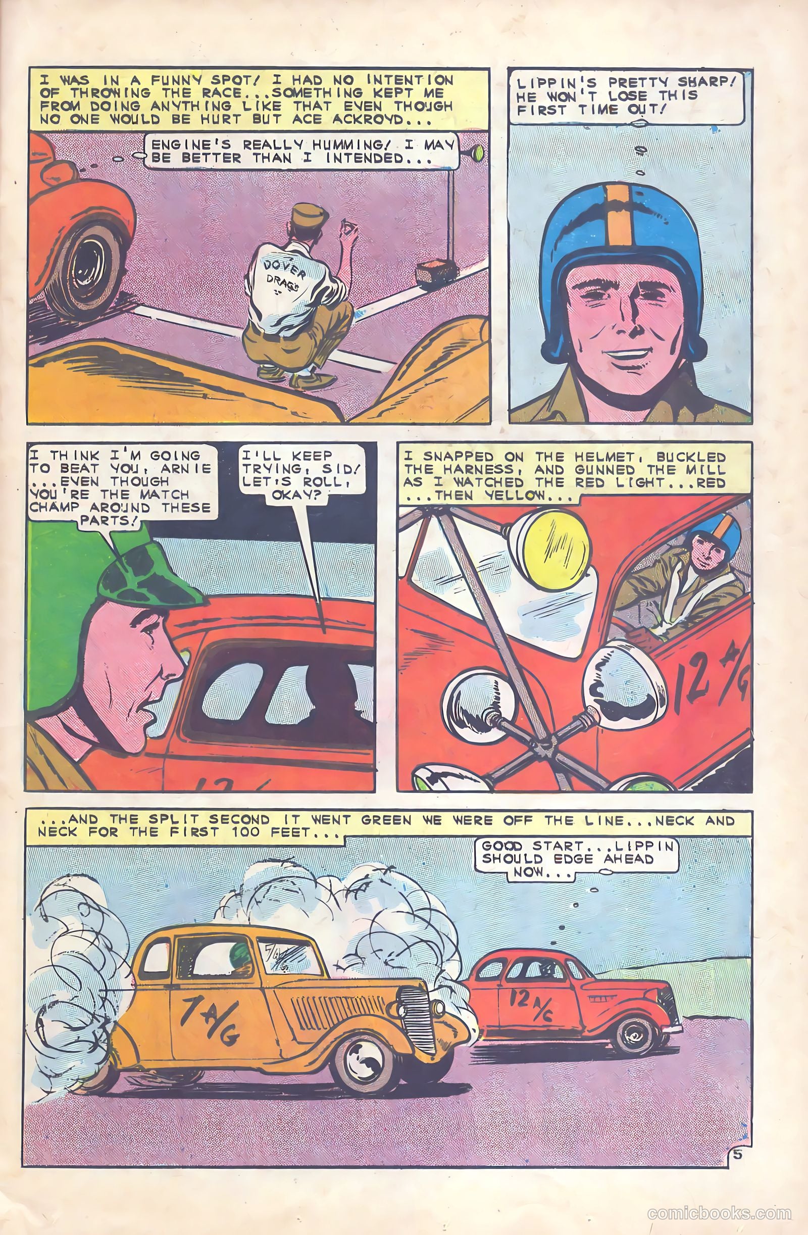 Dragstrip Hotrodders [Drag-Strip Hotrodders] #11 (1966) — page 21 of 36