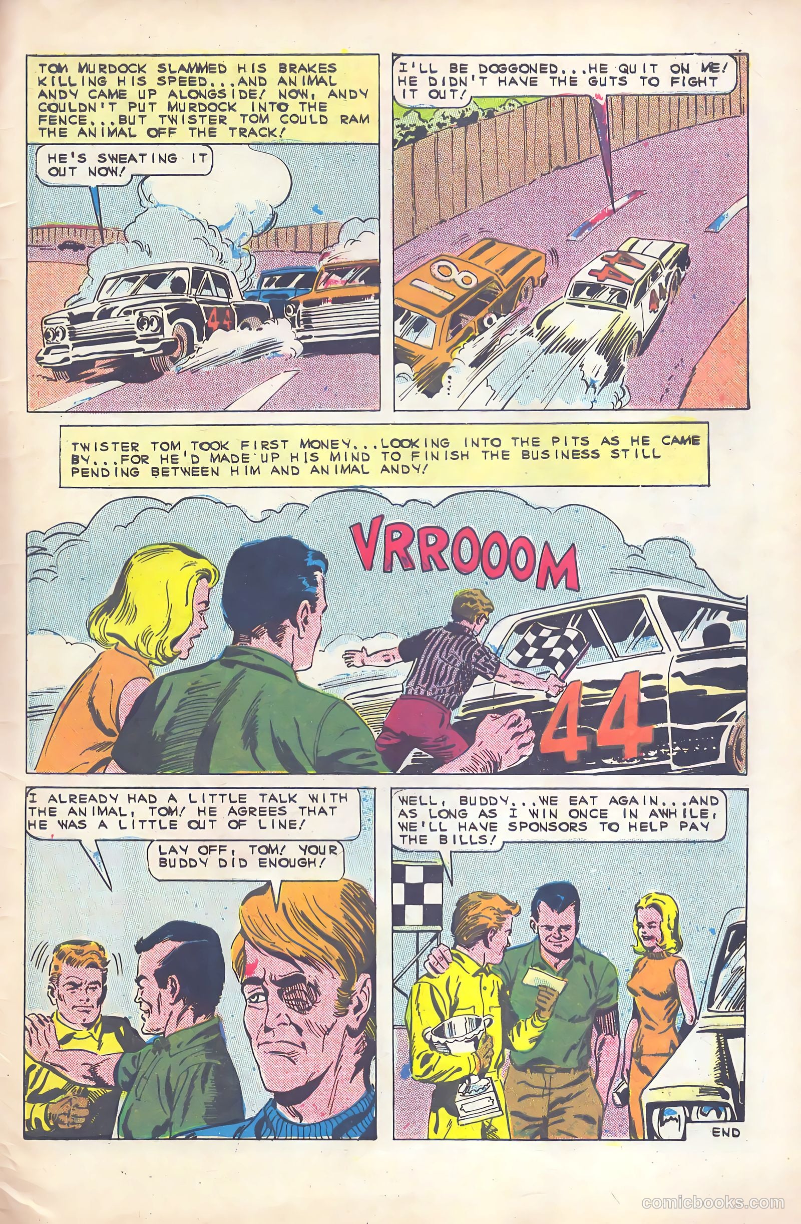 Dragstrip Hotrodders [Drag-Strip Hotrodders] #11 (1966) — page 33 of 36