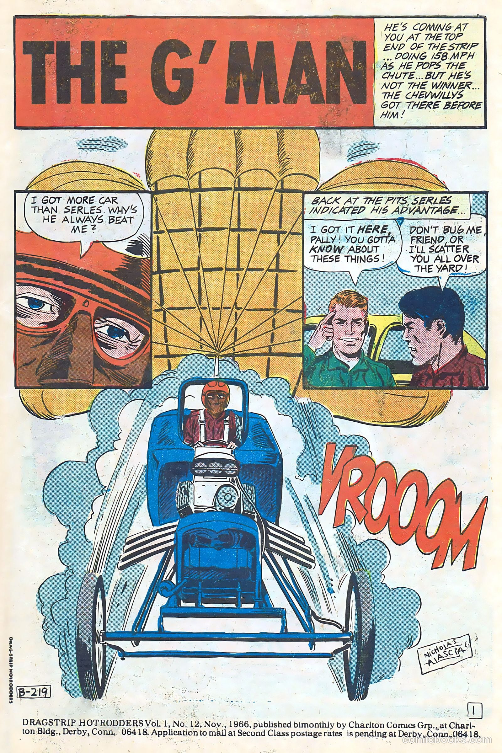 Dragstrip Hotrodders [Drag-Strip Hotrodders] #12 (1966) — page 3 of 36