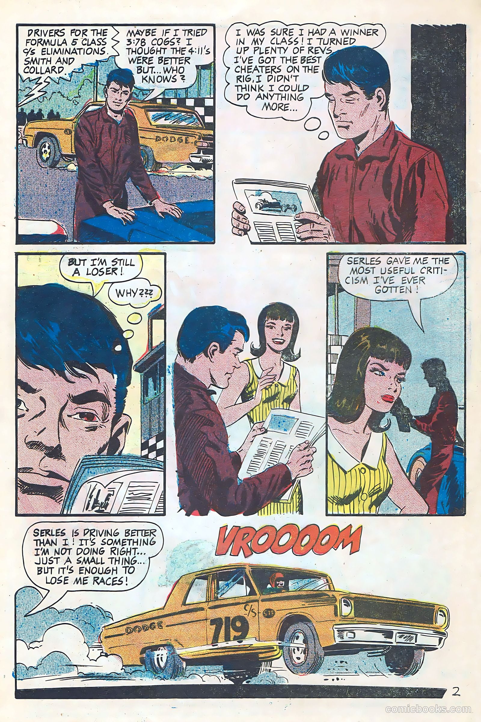 Dragstrip Hotrodders [Drag-Strip Hotrodders] #12 (1966) — page 4 of 36