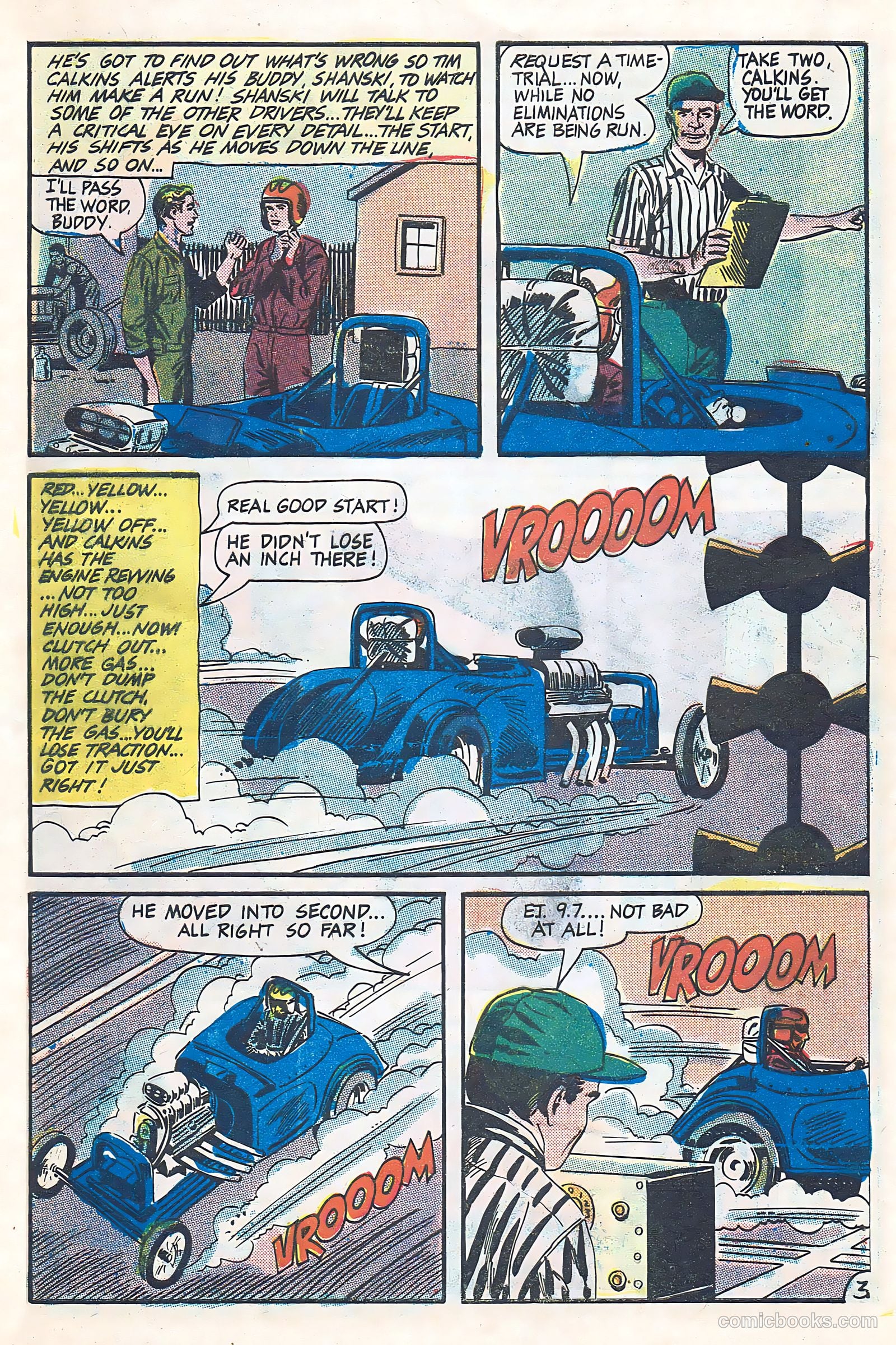 Dragstrip Hotrodders [Drag-Strip Hotrodders] #12 (1966) — page 5 of 36