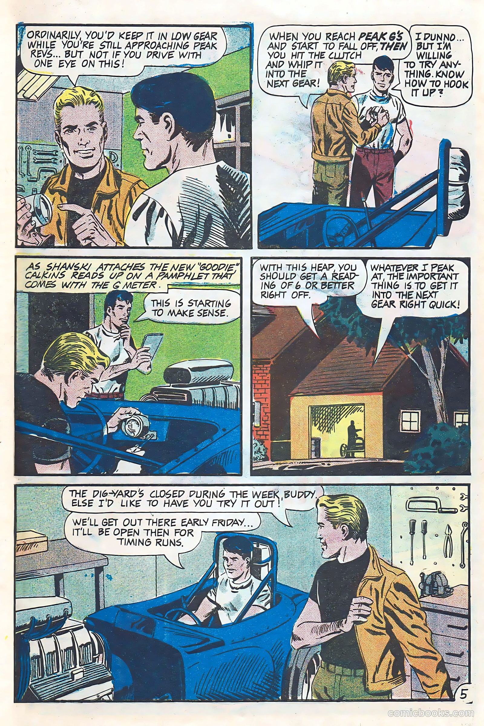 Dragstrip Hotrodders [Drag-Strip Hotrodders] #12 (1966) — page 9 of 36