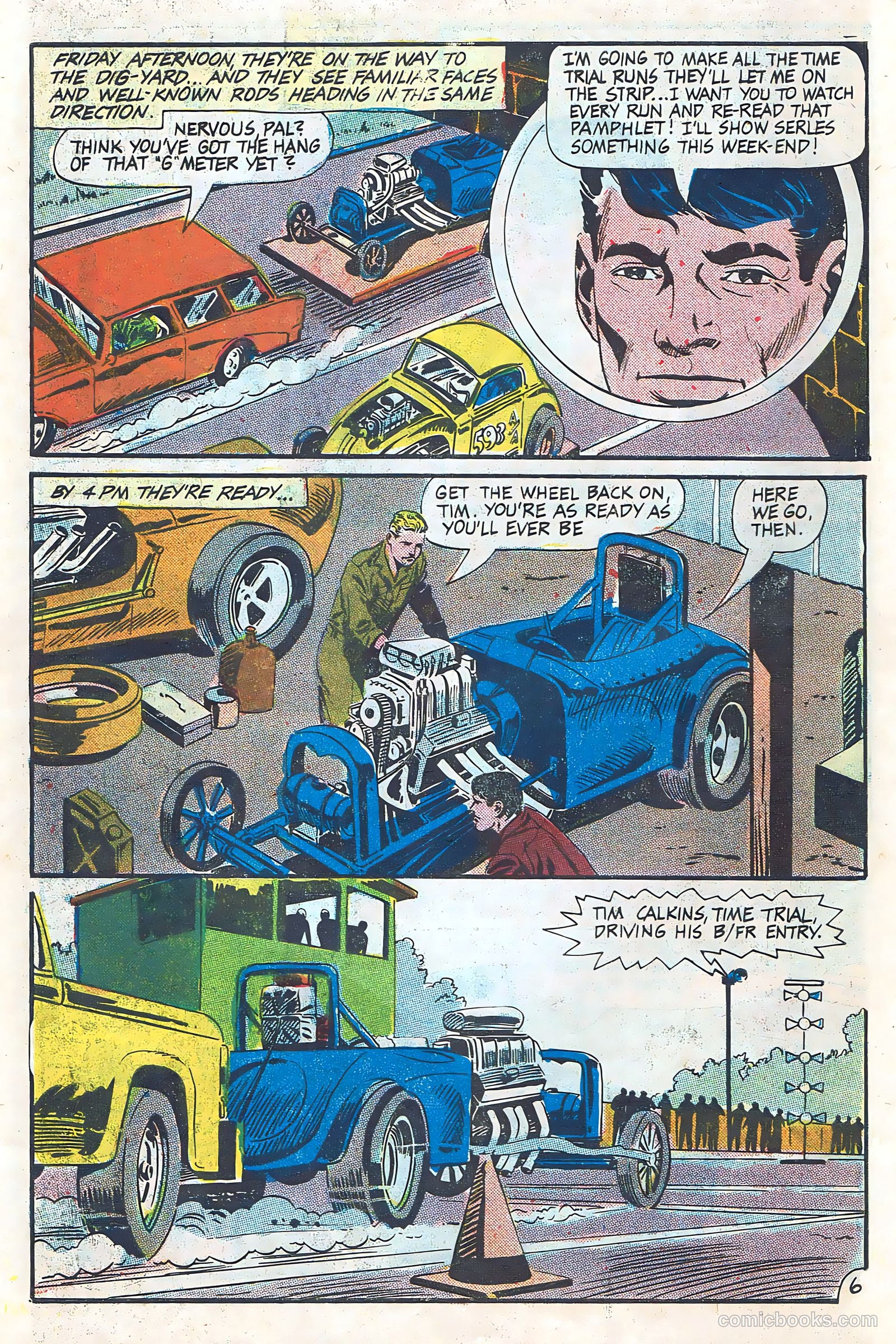 Dragstrip Hotrodders [Drag-Strip Hotrodders] #12 (1966) — page 10 of 36