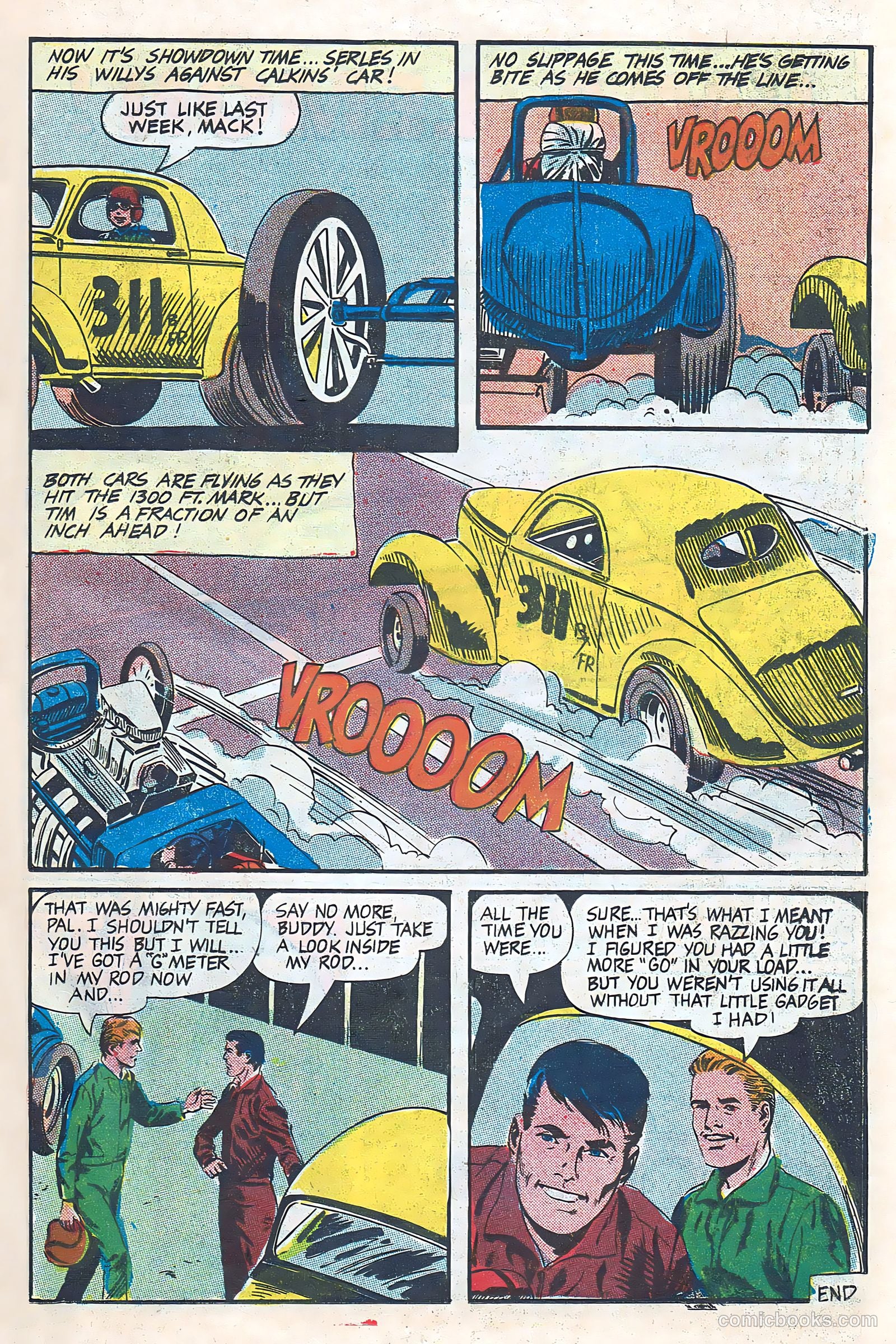 Dragstrip Hotrodders [Drag-Strip Hotrodders] #12 (1966) — page 15 of 36