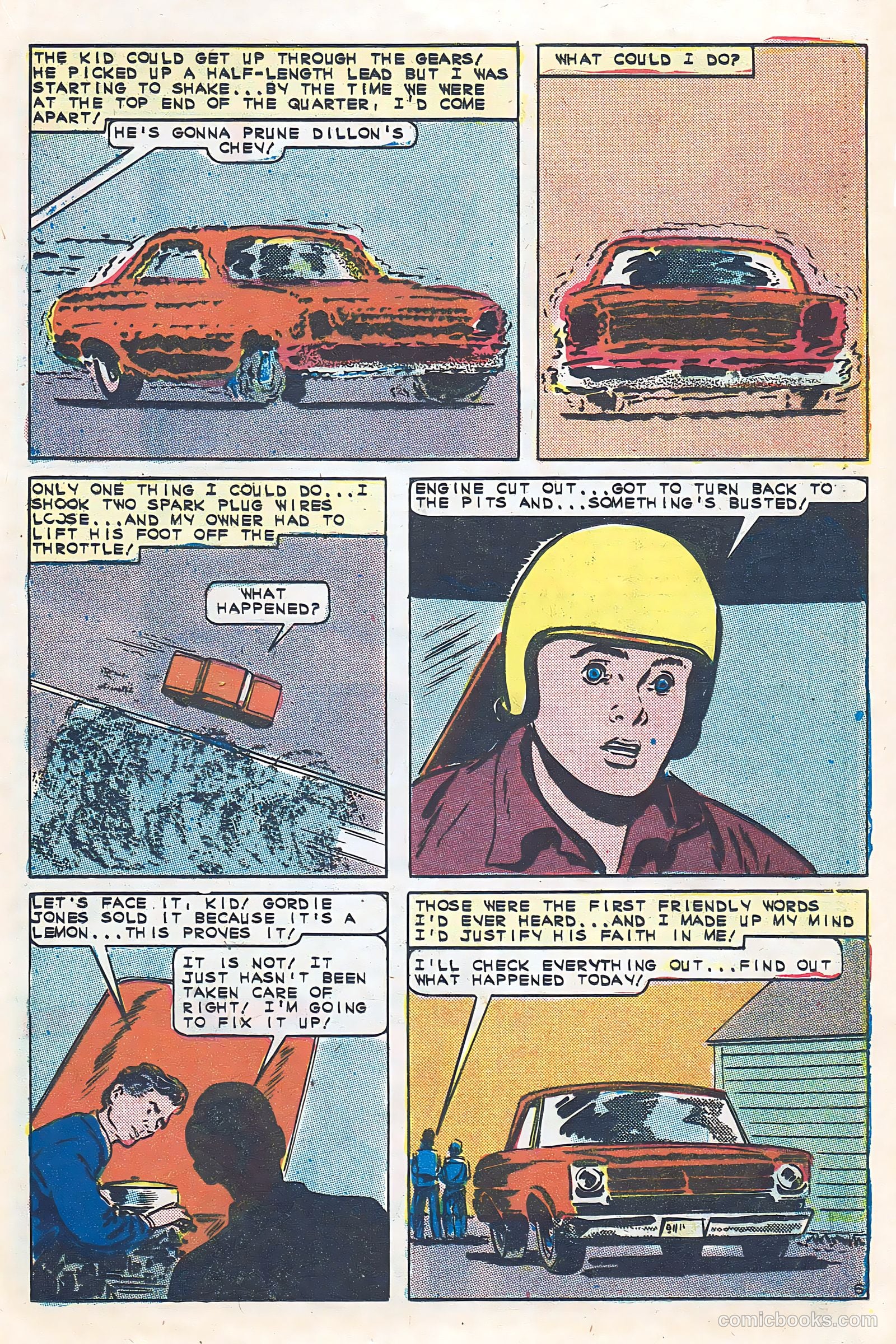 Dragstrip Hotrodders [Drag-Strip Hotrodders] #12 (1966) — page 21 of 36