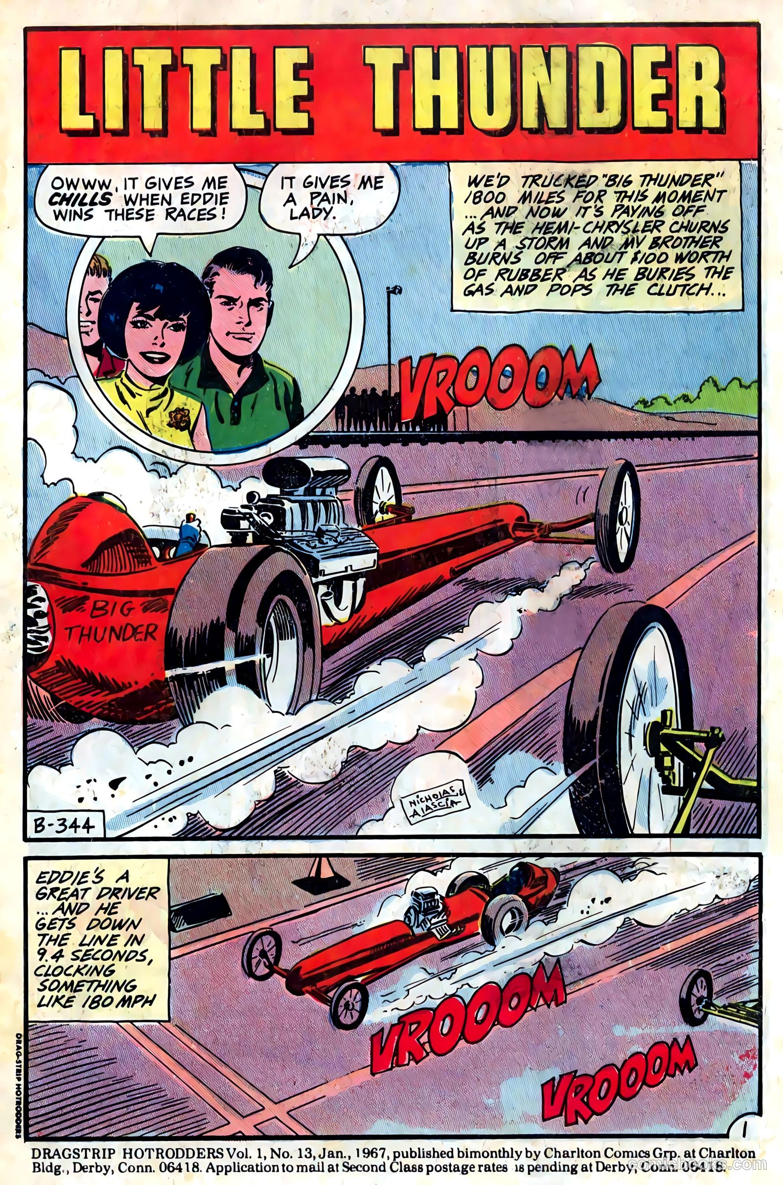 Dragstrip Hotrodders [Drag-Strip Hotrodders] #13 (1967) — page 3 of 36