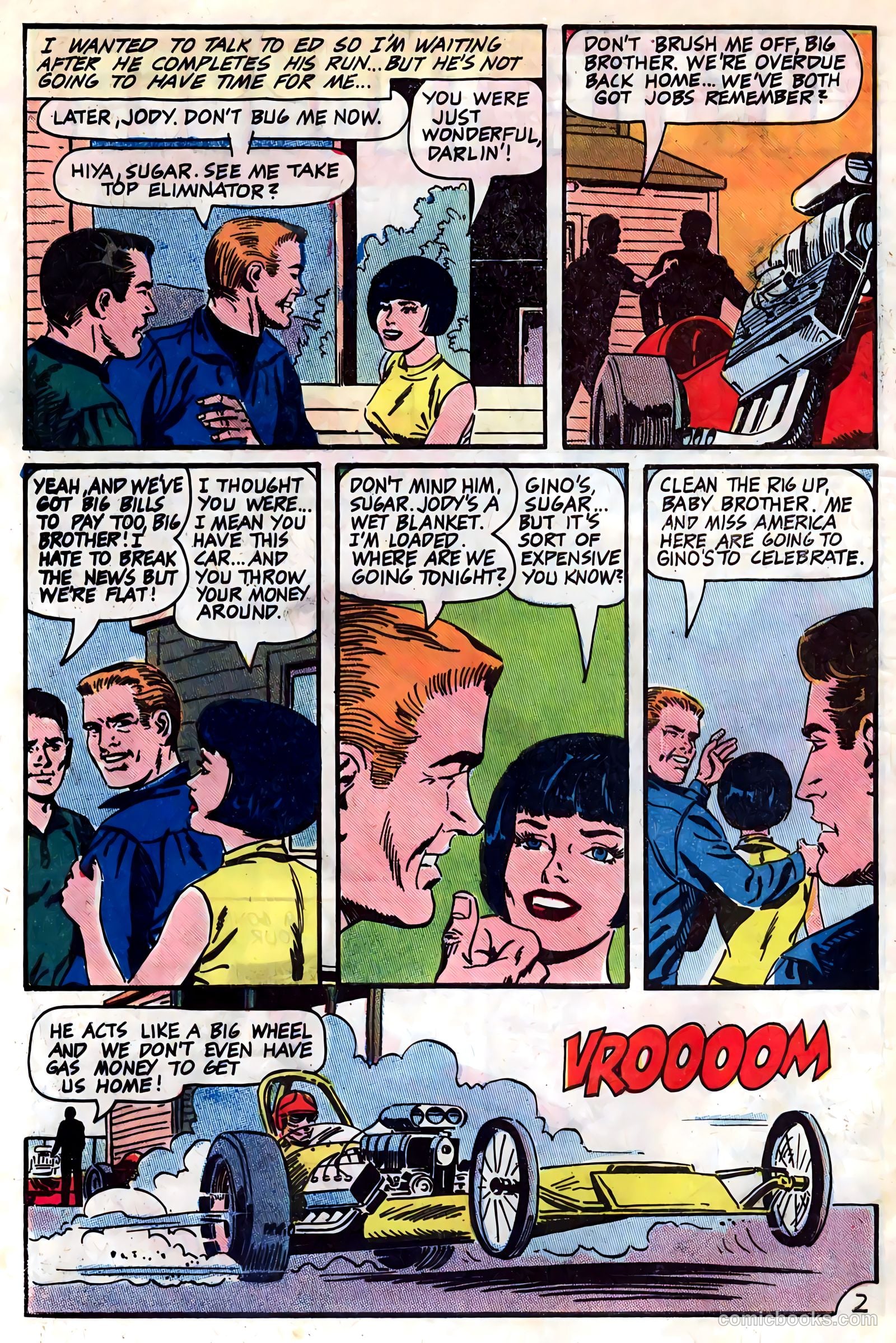 Dragstrip Hotrodders [Drag-Strip Hotrodders] #13 (1967) — page 4 of 36