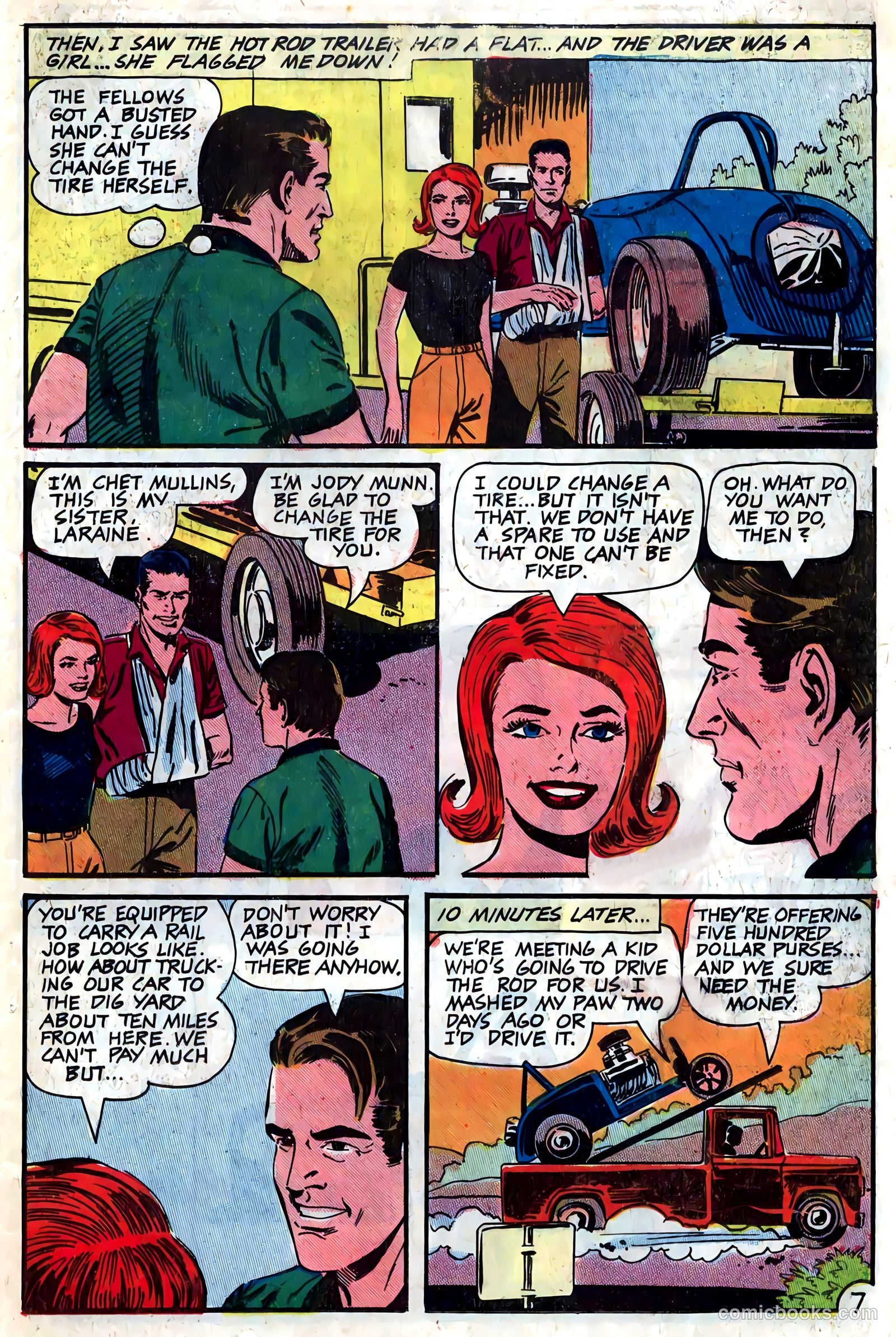 Dragstrip Hotrodders [Drag-Strip Hotrodders] #13 (1967) — page 11 of 36