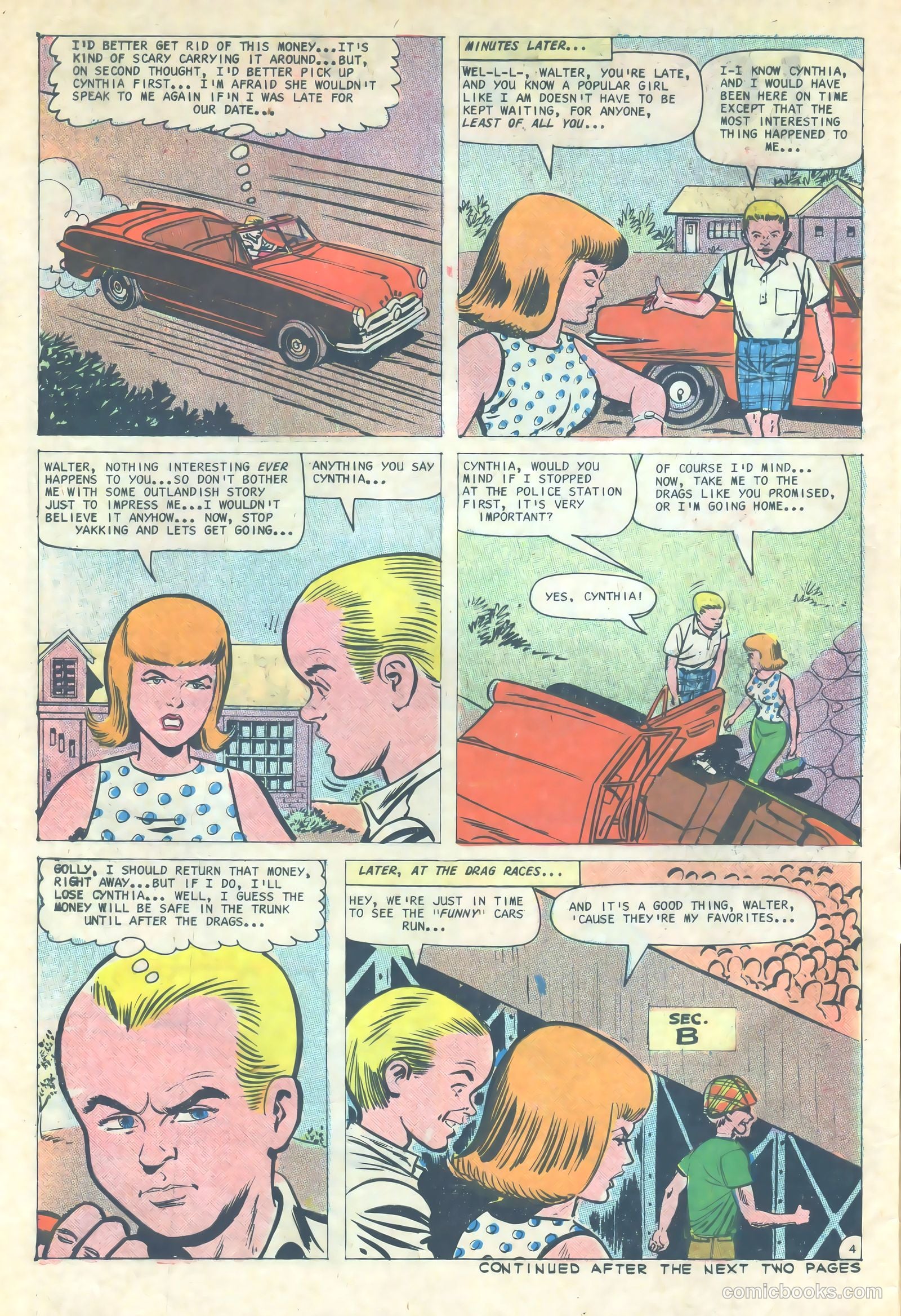 Dragstrip Hotrodders [Drag-Strip Hotrodders] #14 (1967) — page 6 of 36