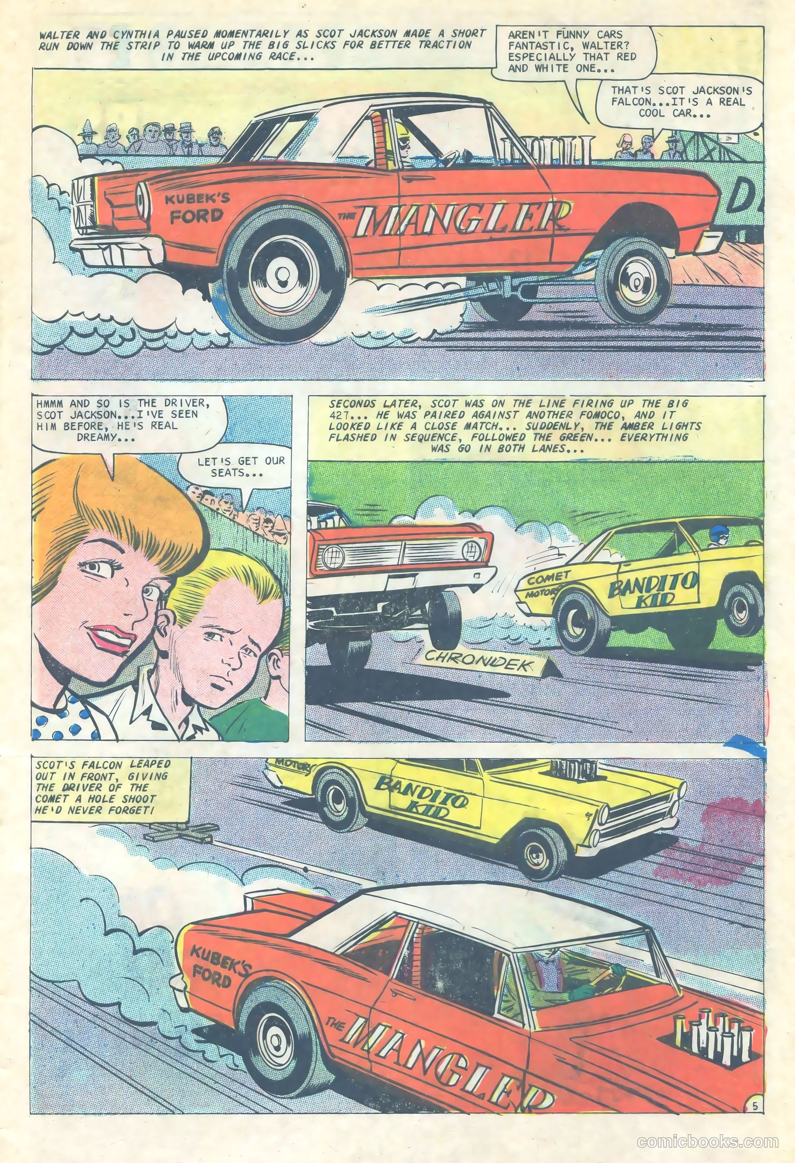 Dragstrip Hotrodders [Drag-Strip Hotrodders] #14 (1967) — page 9 of 36