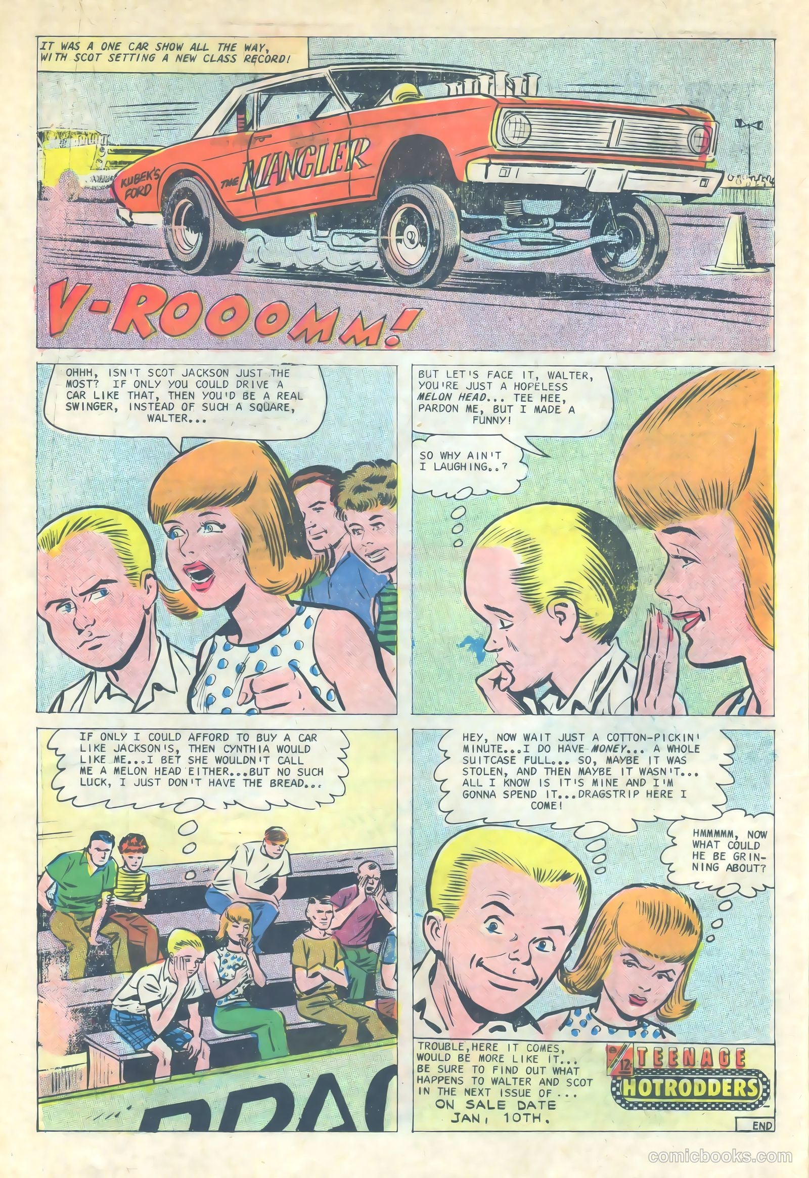 Dragstrip Hotrodders [Drag-Strip Hotrodders] #14 (1967) — page 10 of 36