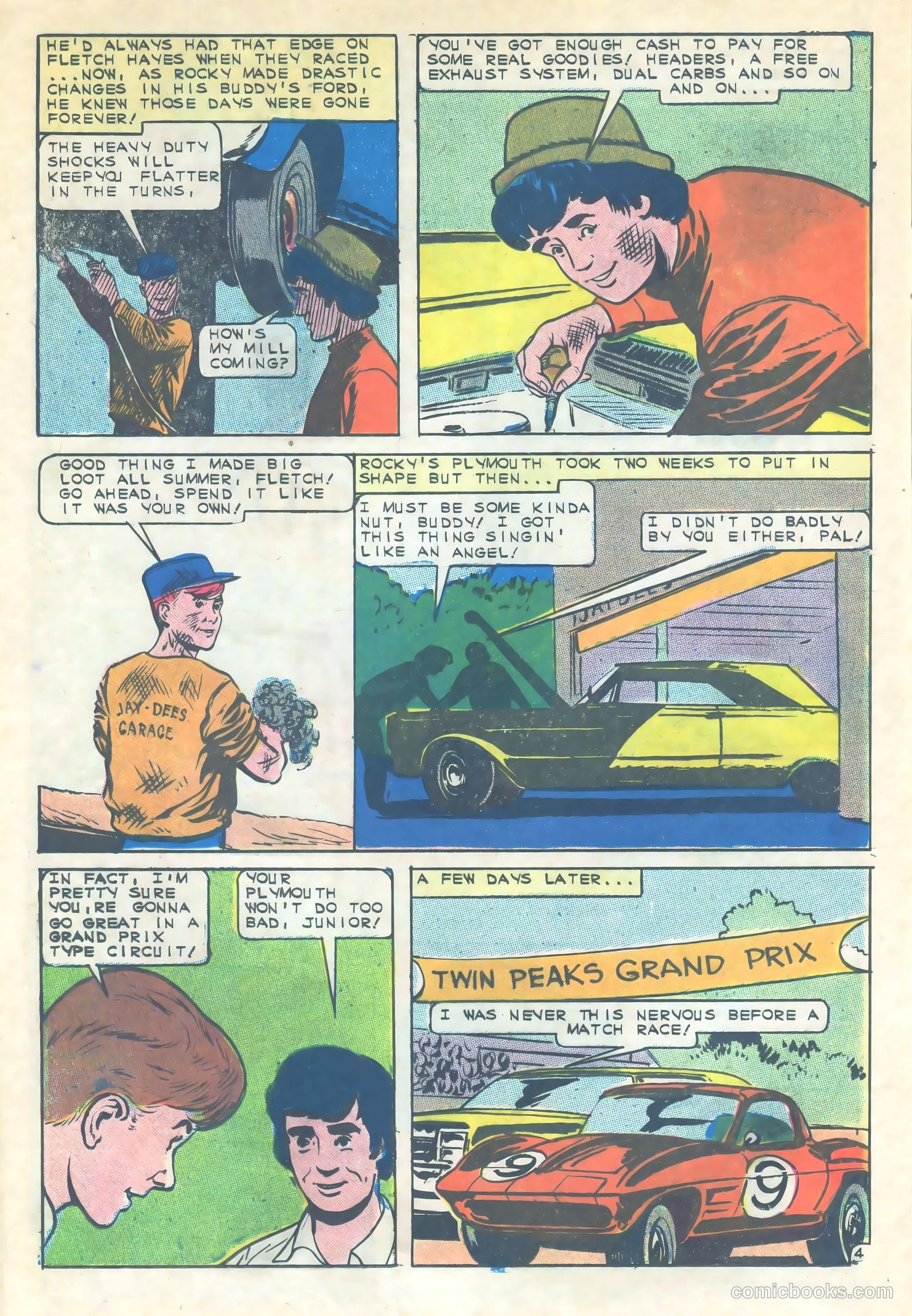Dragstrip Hotrodders [Drag-Strip Hotrodders] #14 (1967) — page 16 of 36