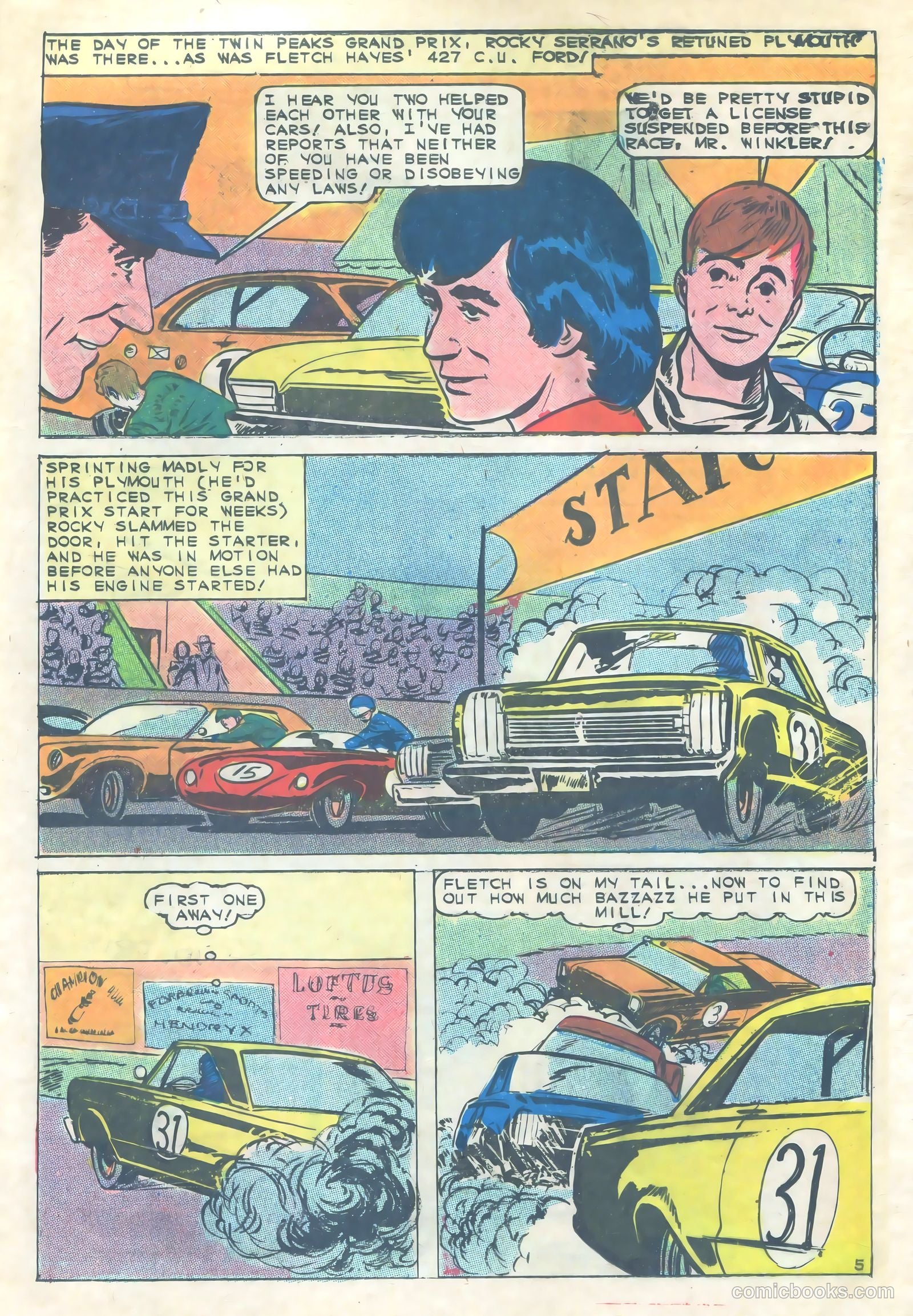 Dragstrip Hotrodders [Drag-Strip Hotrodders] #14 (1967) — page 17 of 36