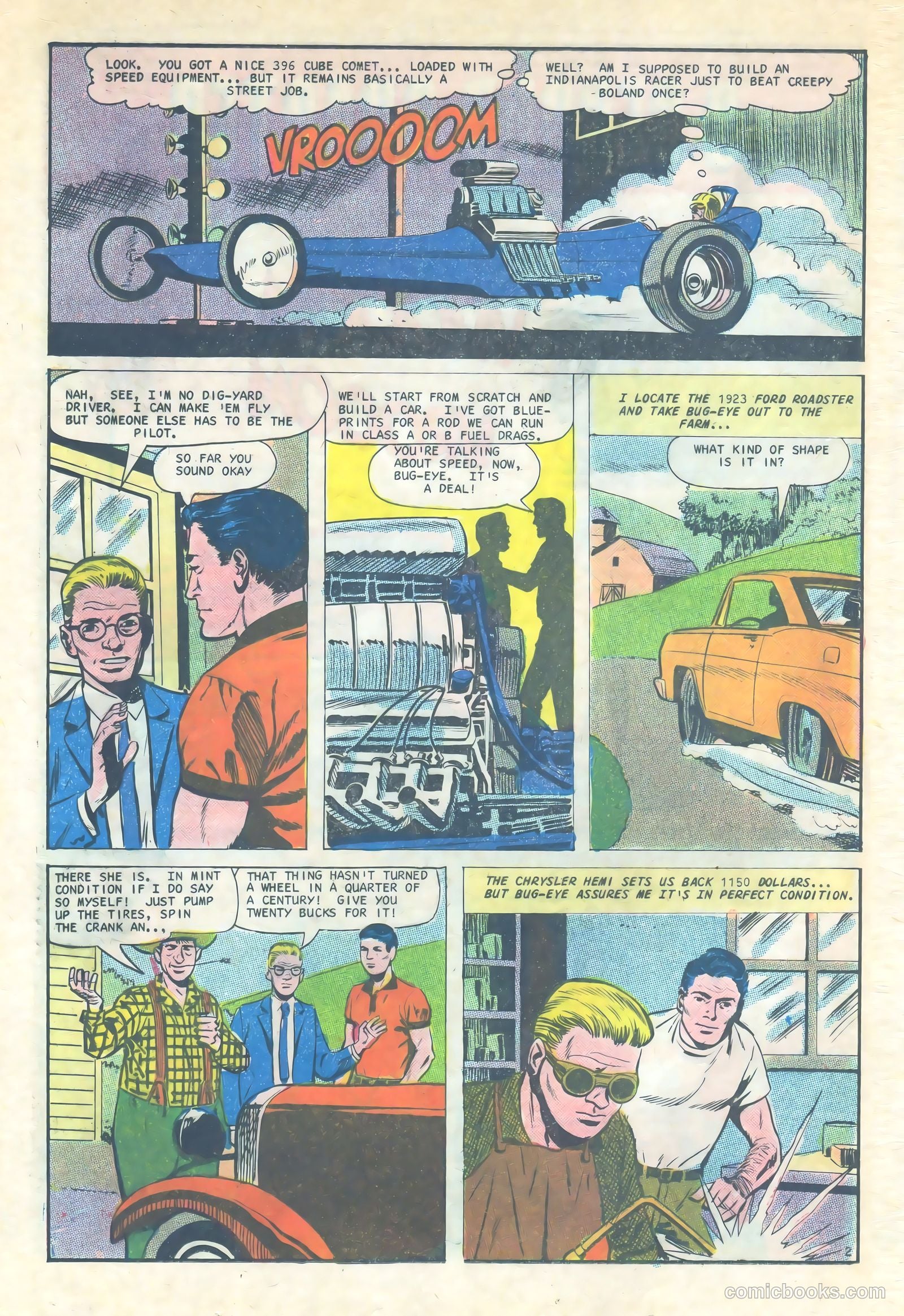 Dragstrip Hotrodders [Drag-Strip Hotrodders] #14 (1967) — page 20 of 36