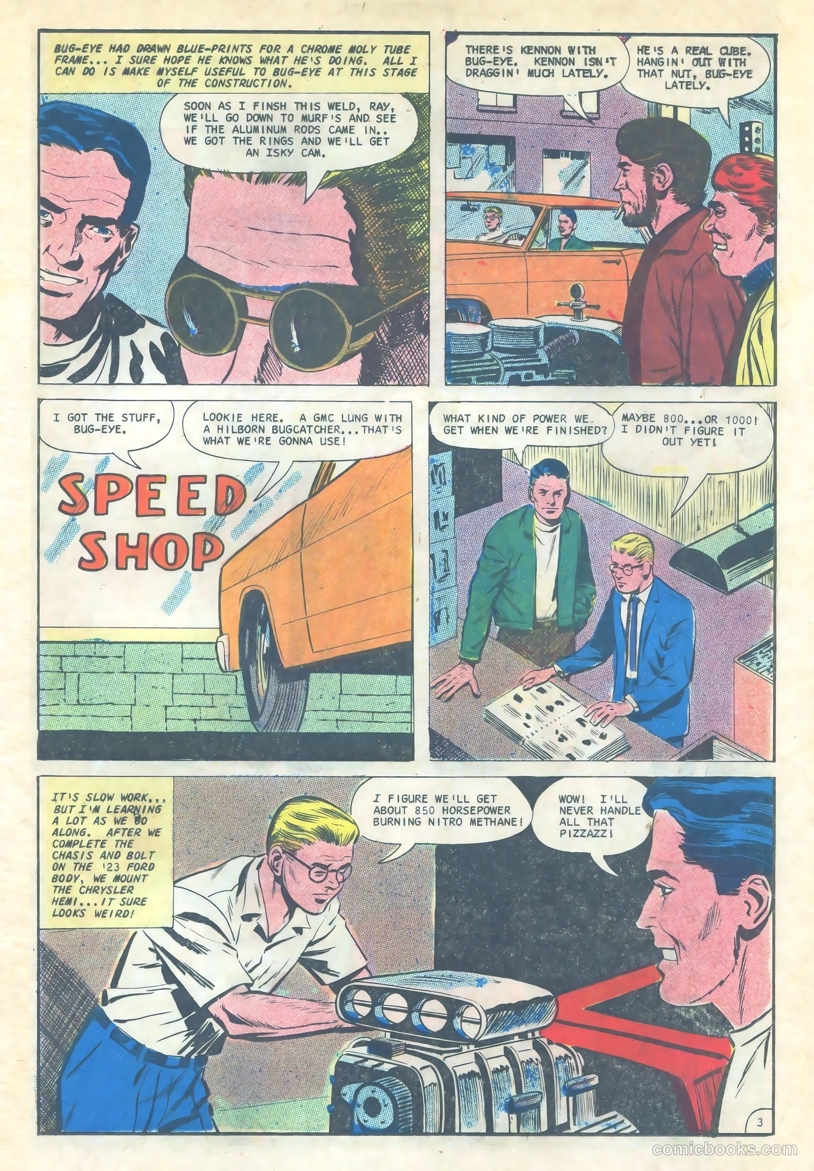 Dragstrip Hotrodders [Drag-Strip Hotrodders] #14 (1967) — page 21 of 36