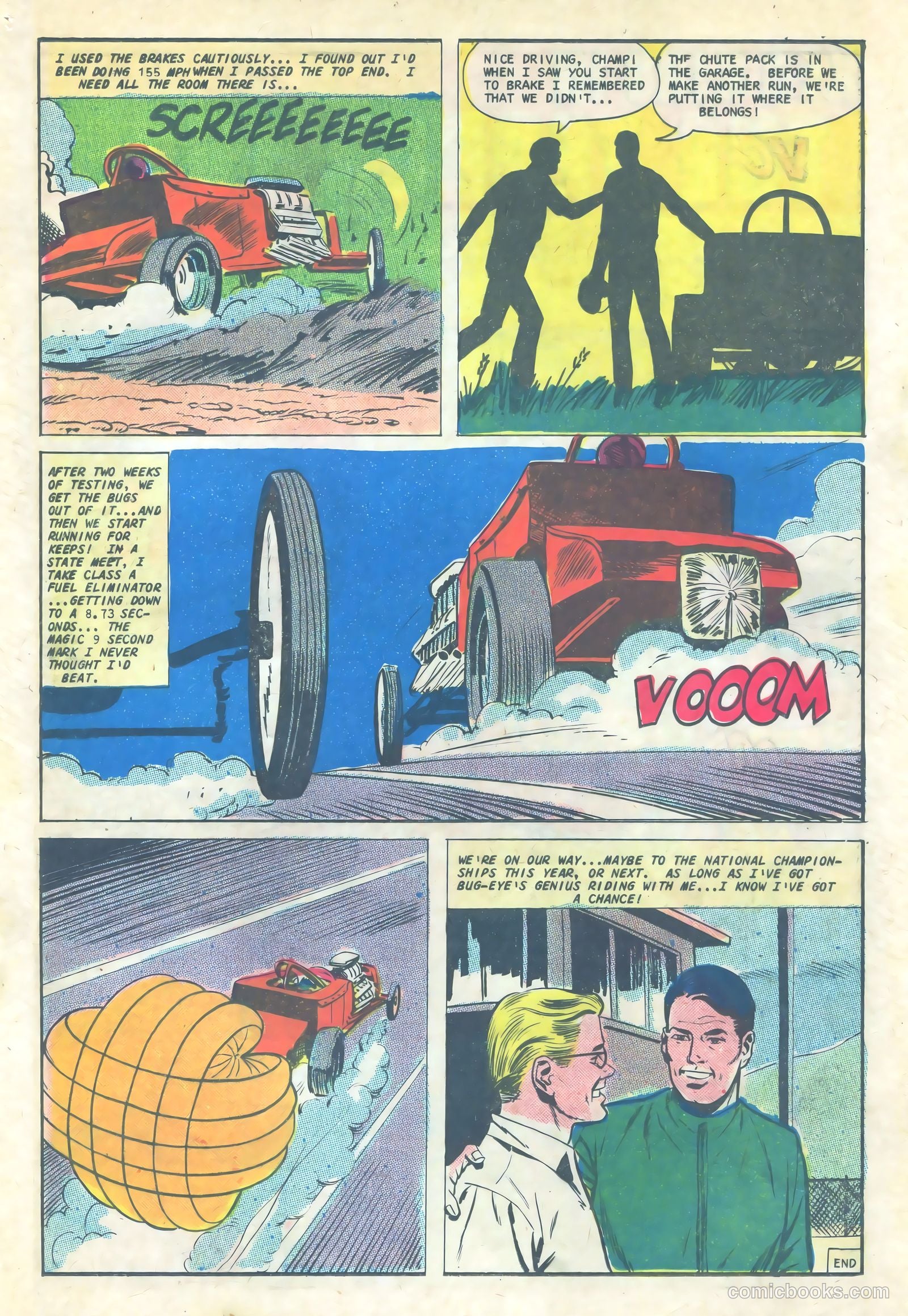Dragstrip Hotrodders [Drag-Strip Hotrodders] #14 (1967) — page 25 of 36