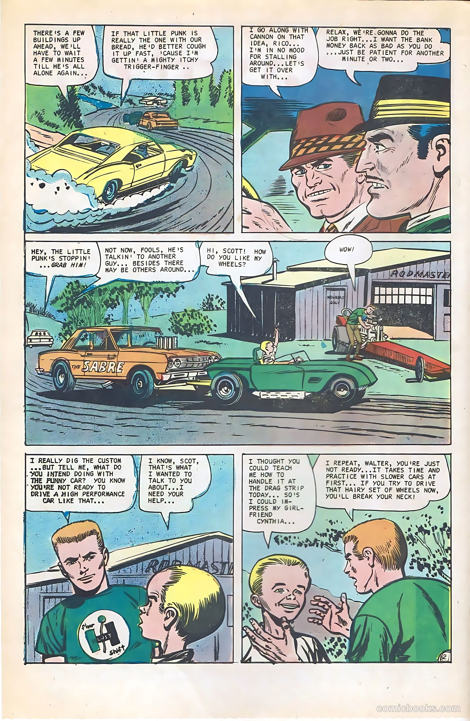 Dragstrip Hotrodders [Drag-Strip Hotrodders] #15 (1967) — page 4 of 36