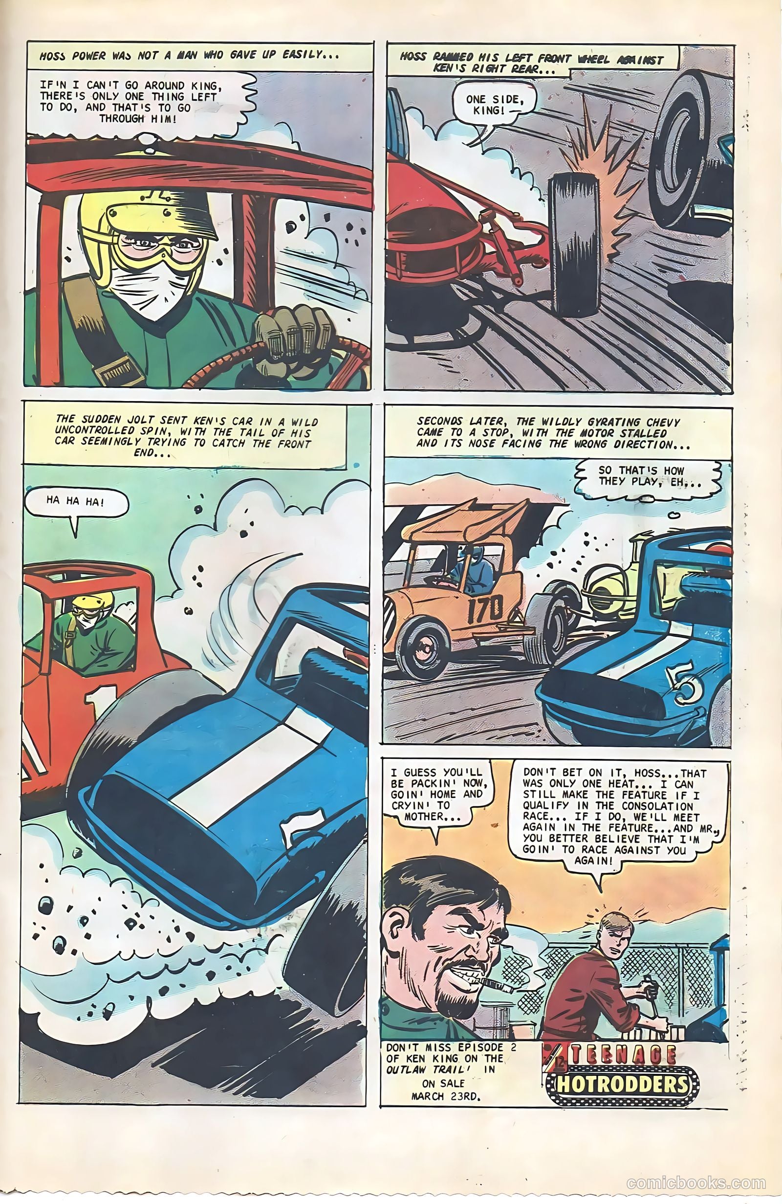 Dragstrip Hotrodders [Drag-Strip Hotrodders] #15 (1967) — page 33 of 36