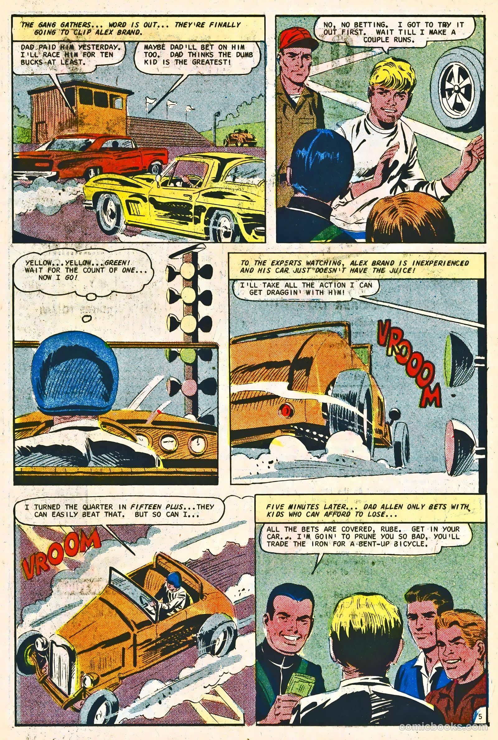 Dragstrip Hotrodders [Drag-Strip Hotrodders] #16 (1967) — page 15 of 36
