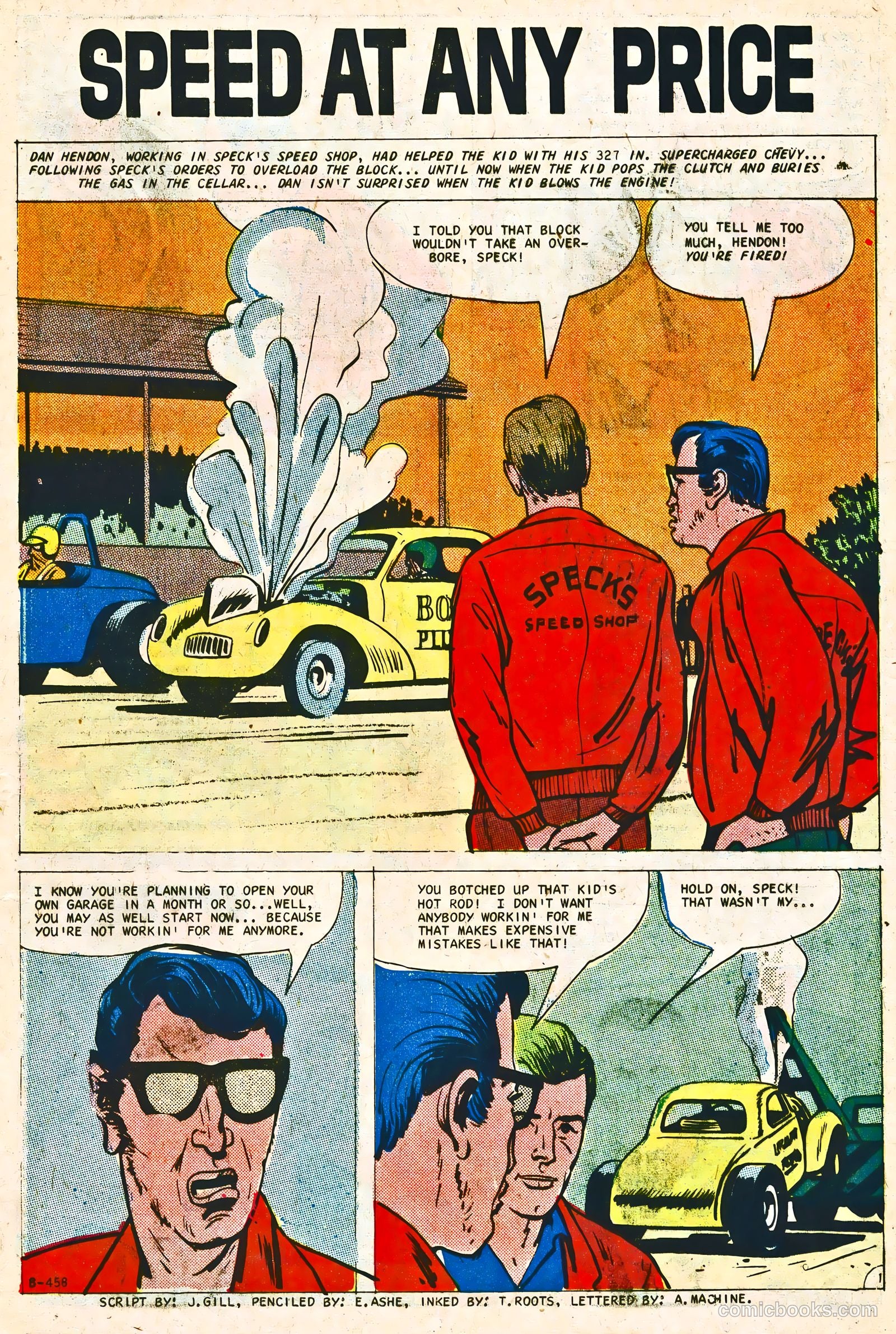 Dragstrip Hotrodders [Drag-Strip Hotrodders] #16 (1967) — page 17 of 36