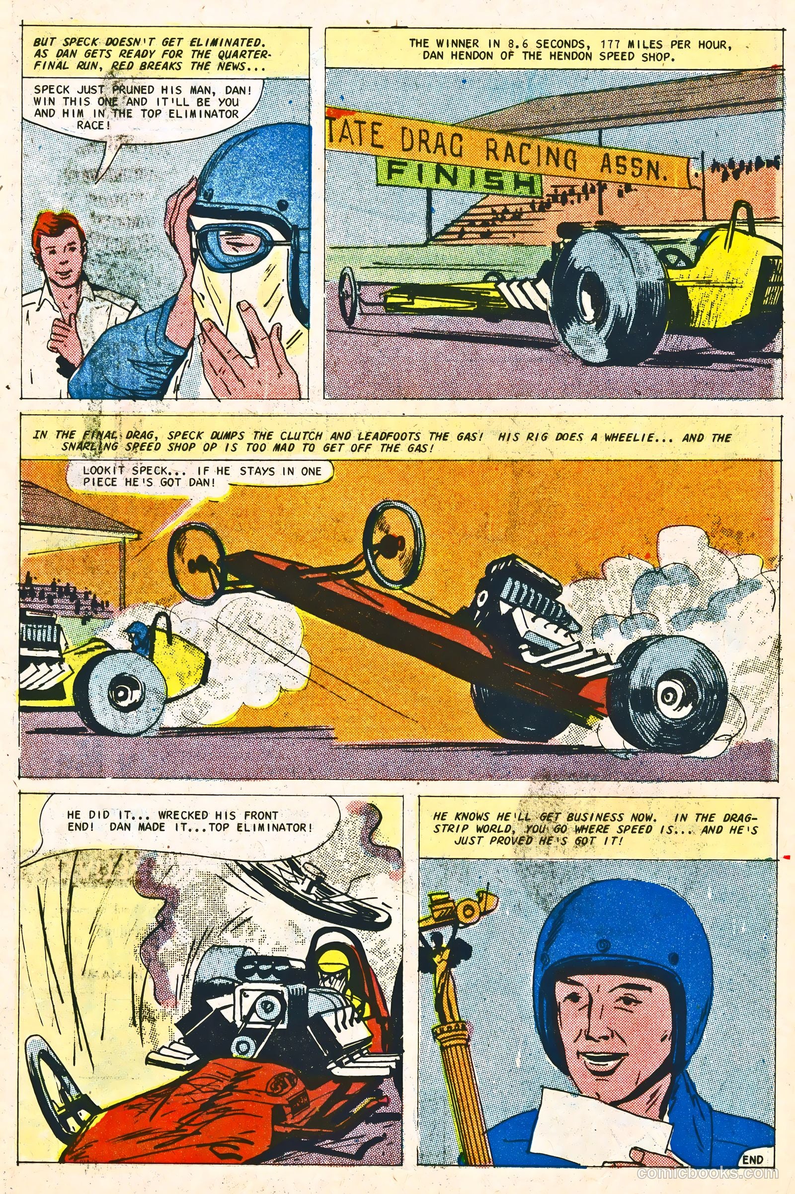 Dragstrip Hotrodders [Drag-Strip Hotrodders] #16 (1967) — page 22 of 36