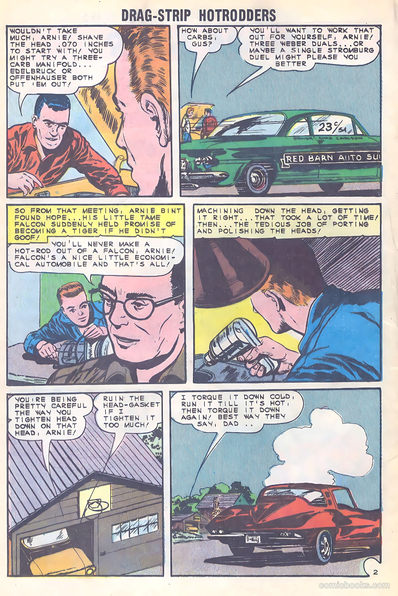 Dragstrip Hotrodders [Drag-Strip Hotrodders] #2 (1965) — page 12 of 36