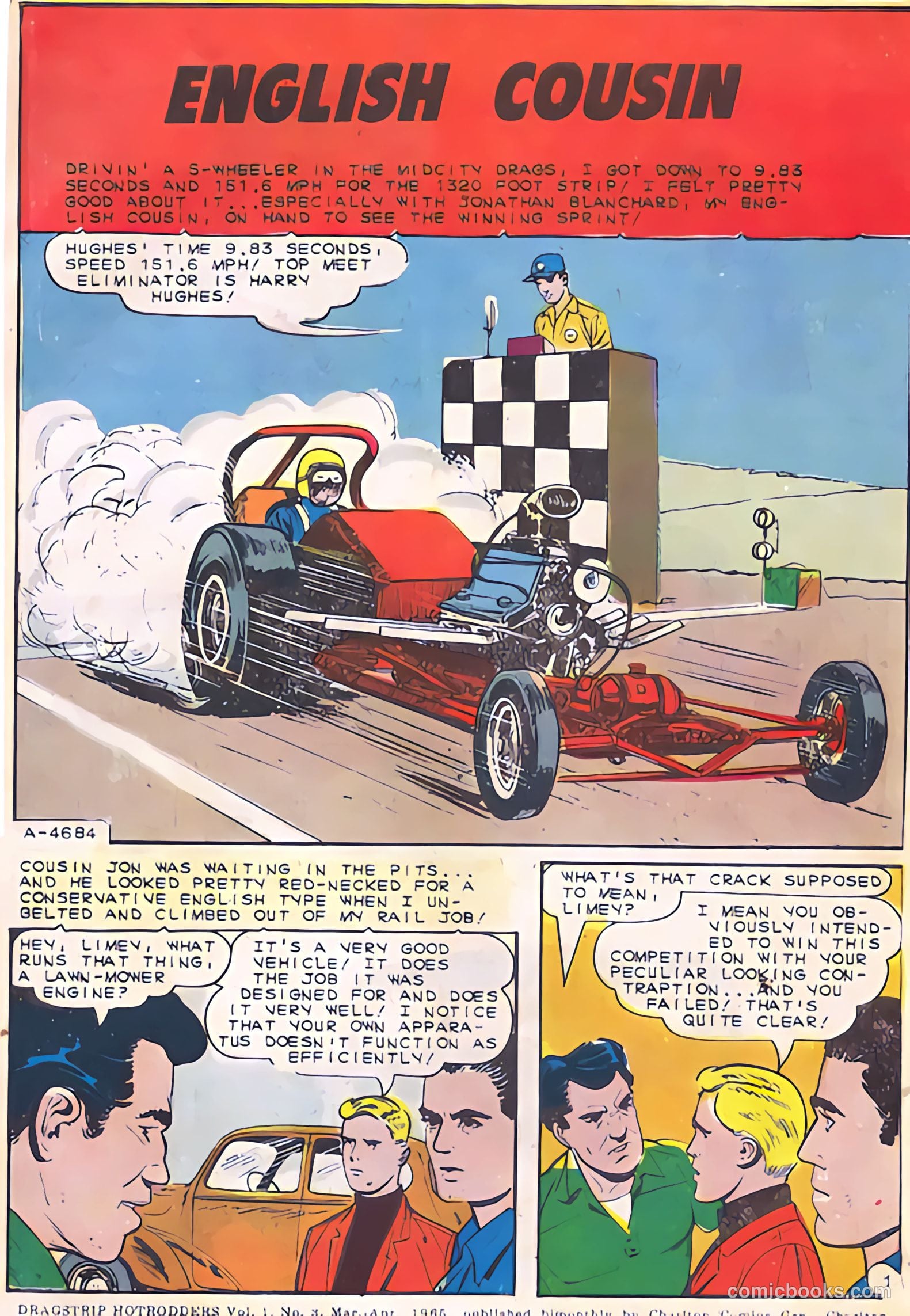 Dragstrip Hotrodders [Drag-Strip Hotrodders] #3 (1965) — page 2 of 25