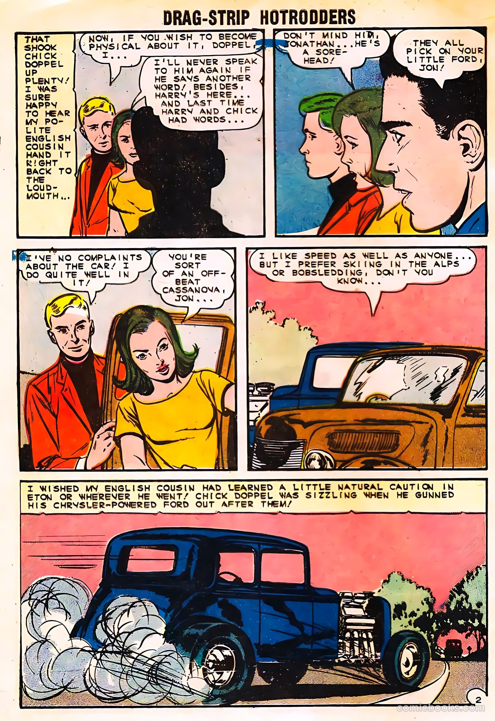 Dragstrip Hotrodders [Drag-Strip Hotrodders] #3 (1965) — page 3 of 25